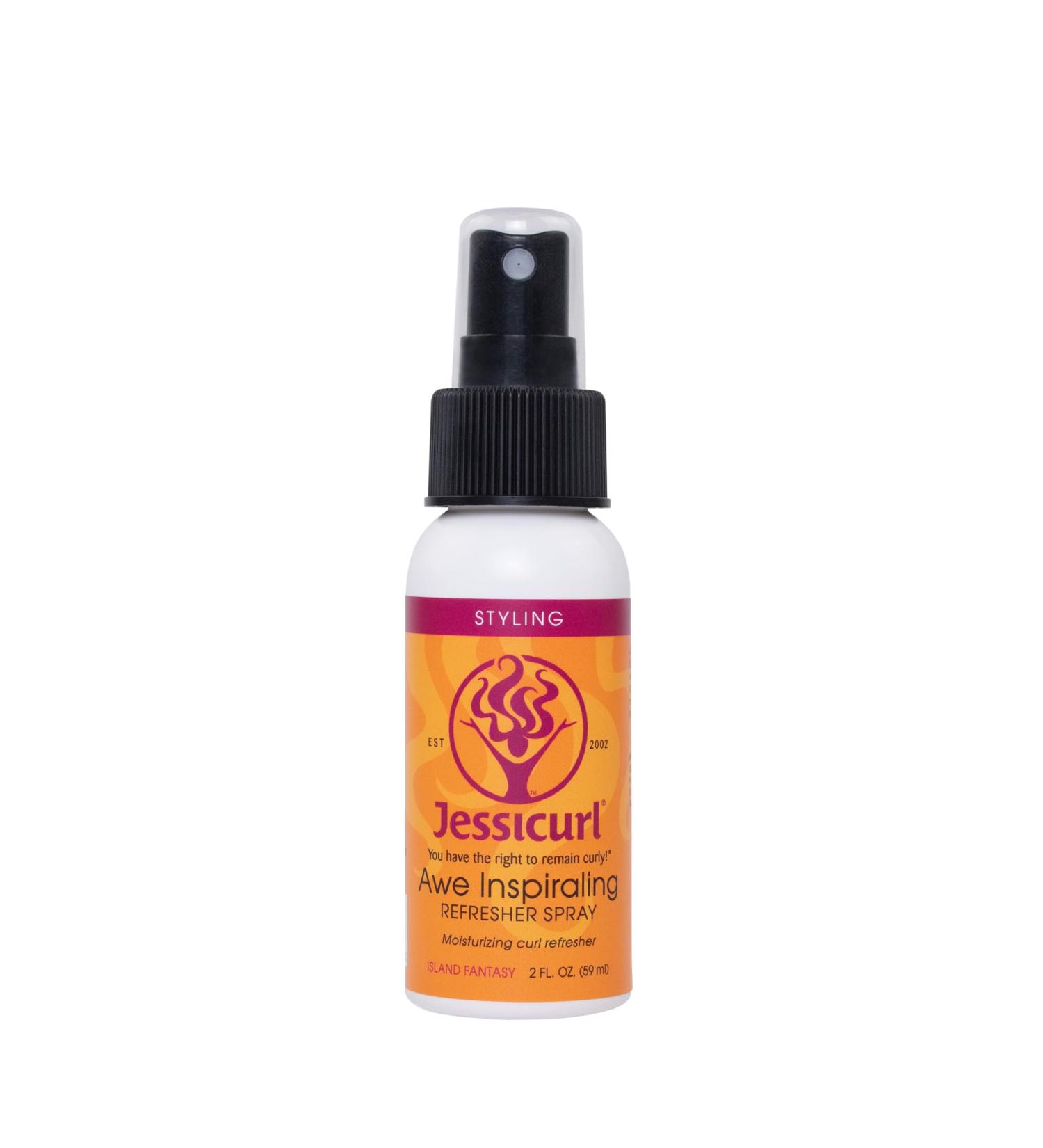Jessicurl Awe Inspiraling Spray Island Fantasy 2 Fl oz. Moisturizing Midday Curl Refresher Spray for Curly Hair Curl Defining Island Fantasy 2 Fl Oz (Pack of 1) - Buy Online on GoSupps.com
