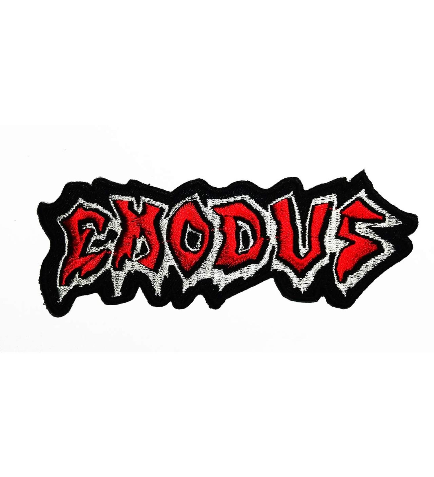 Music E American Thrash Metal Band Music Logo Patch Embroidered Sew Iron On Patches Badge Bags Hat Jeans Shoes T-Shirt Applique