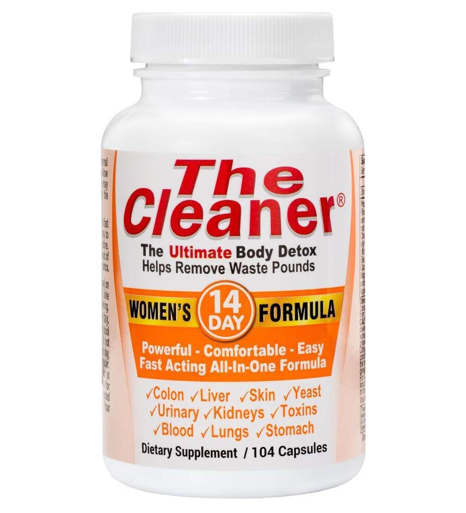 Century Systems The Cleaner - Women's Formula 104 Capsules | 14 Day Detox Cleanse for Women | 104 Count - Buy Online on GoSupps.com