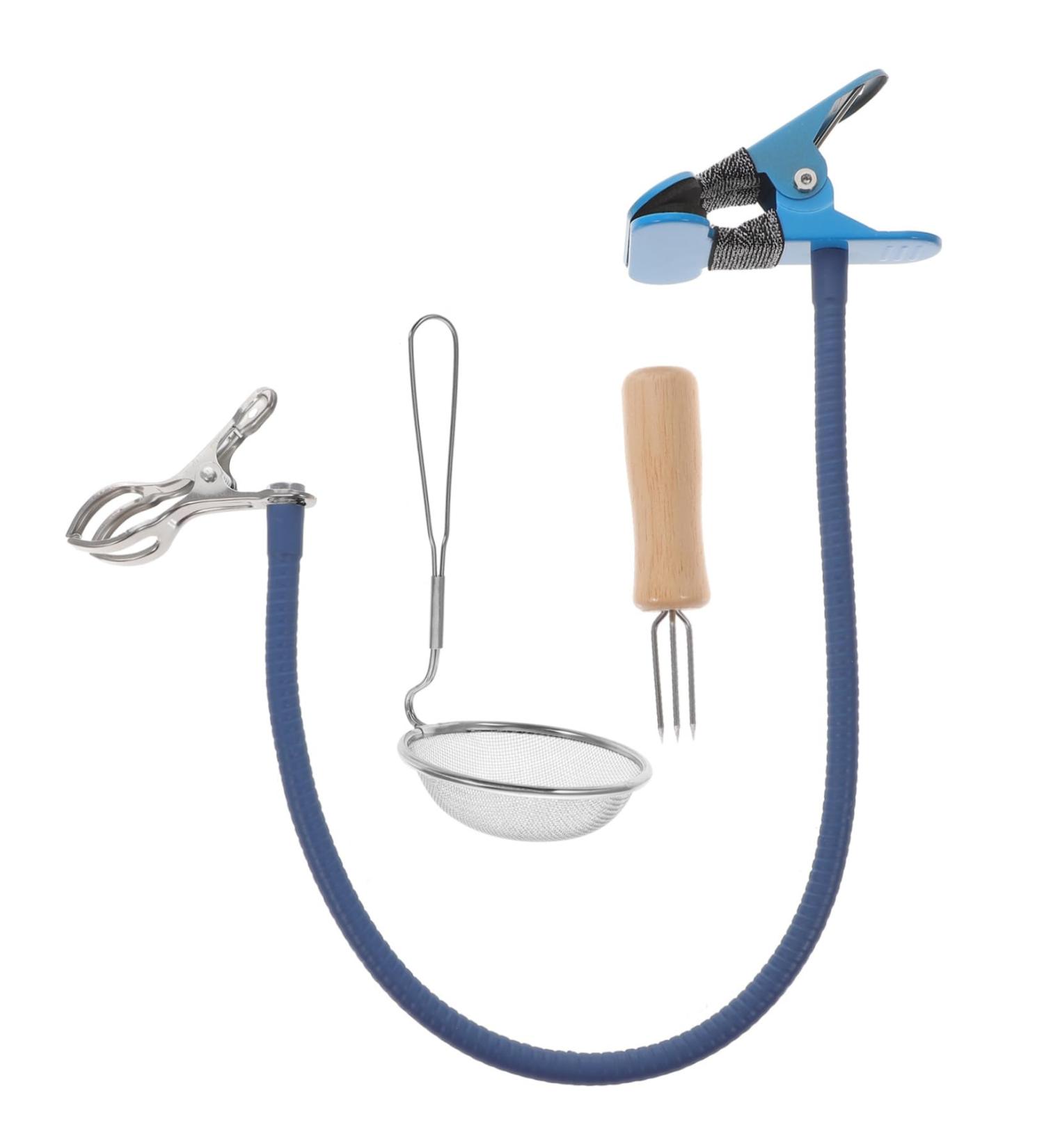 FRCOLOR Moxibustion Clip Set - Stainless Steel Acupuncture Tool for Moxa Sticks - Buy Online on GoSupps.com