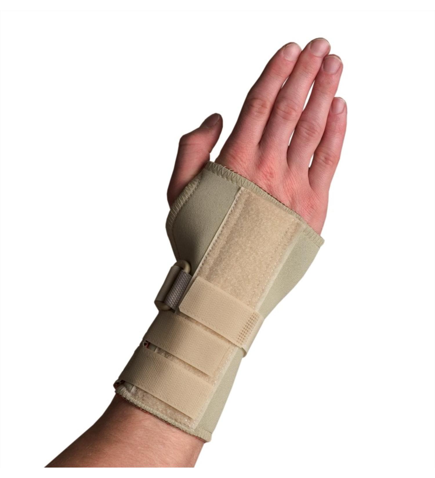Thermoskin Wrist Brace for Carpal Tunnel - Hand Brace with Dorsal Stay Right X-Large Beige | International Shipping Available - Buy Online on GoSupps.com