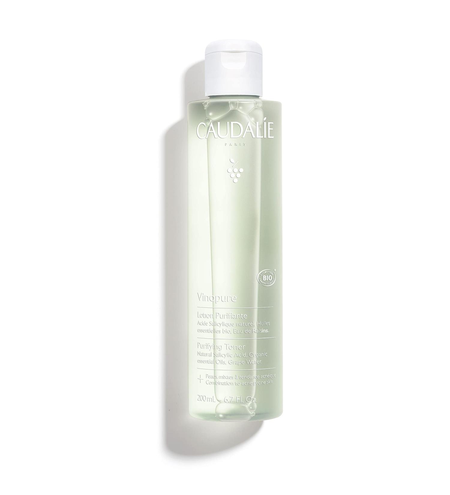 Caudalie Vinopure Natural Salicylic Acid Pore Minimizing Toner 6.7oz - Buy Online on GoSupps.com