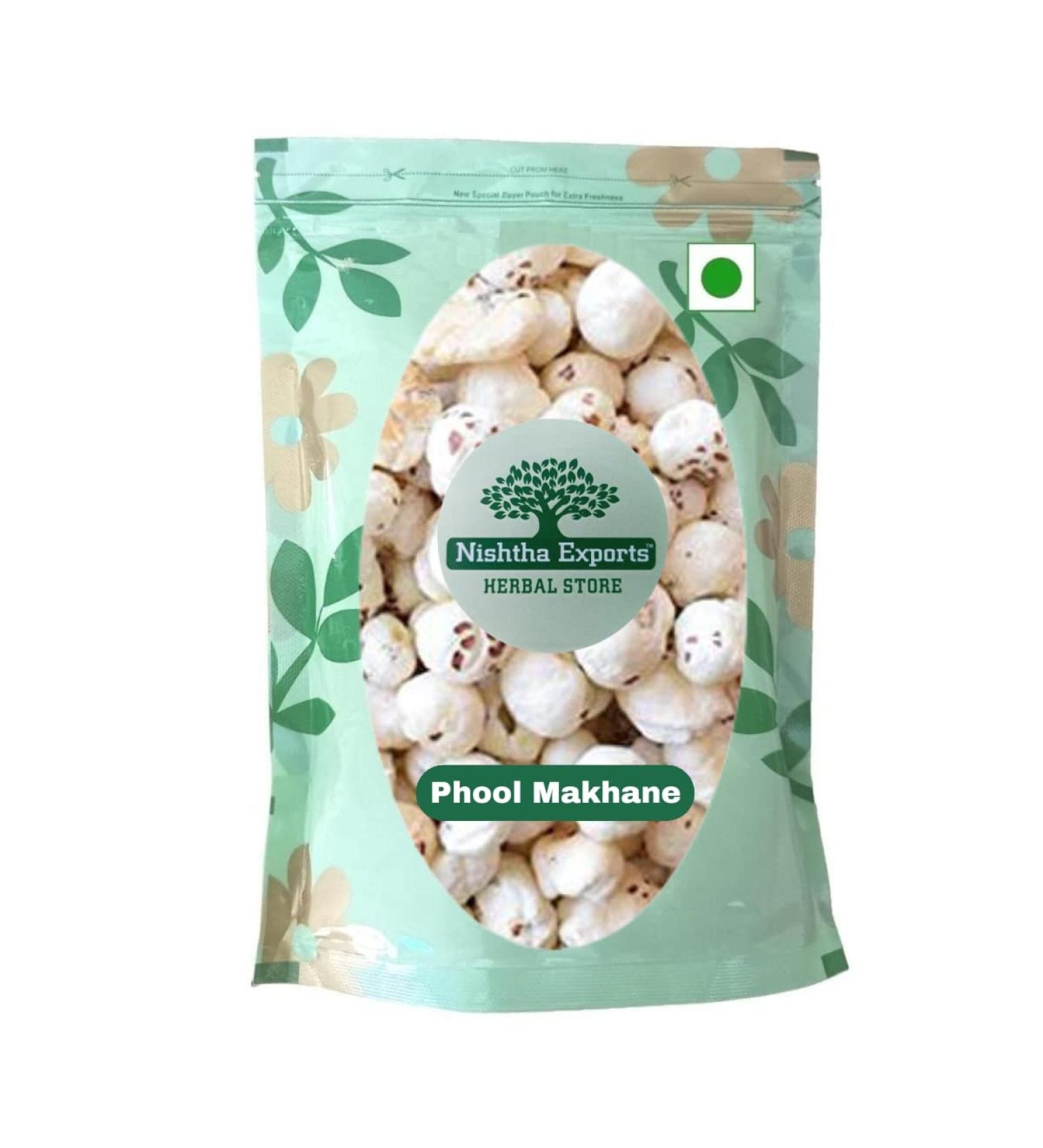 DRY FRUITS MAKHANA MAKHANE FOX NUT FOXNUT WATER LILY SEEDS DRY FRUITS (100GM) - Buy Online on GoSupps.com