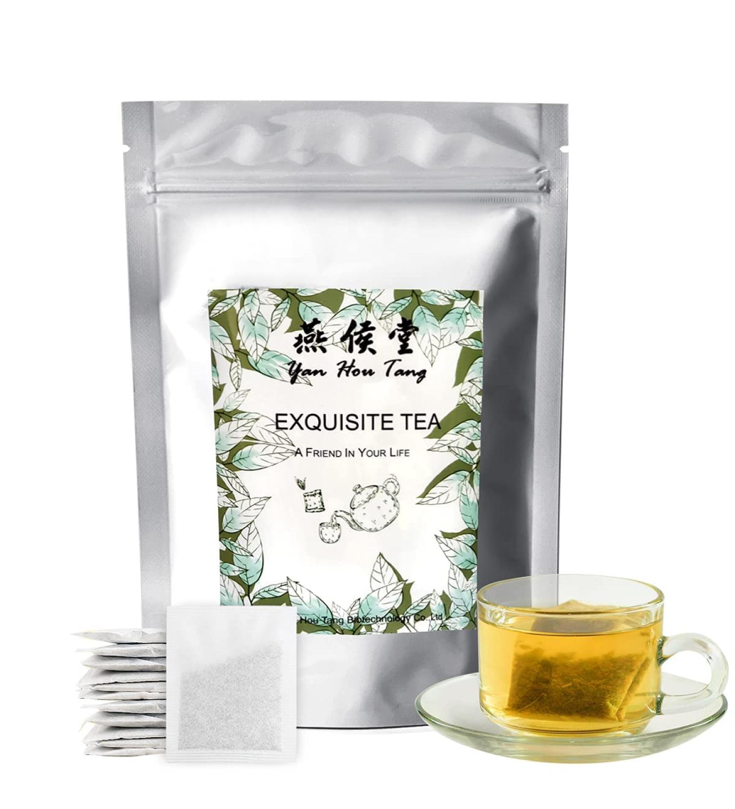 Yan Hou Tang Bio Chinese Oolong Tea - 100 Japanese Bags | Premium Himalayan Scented Oolong Tea for Restaurants - Buy Online on GoSupps.com