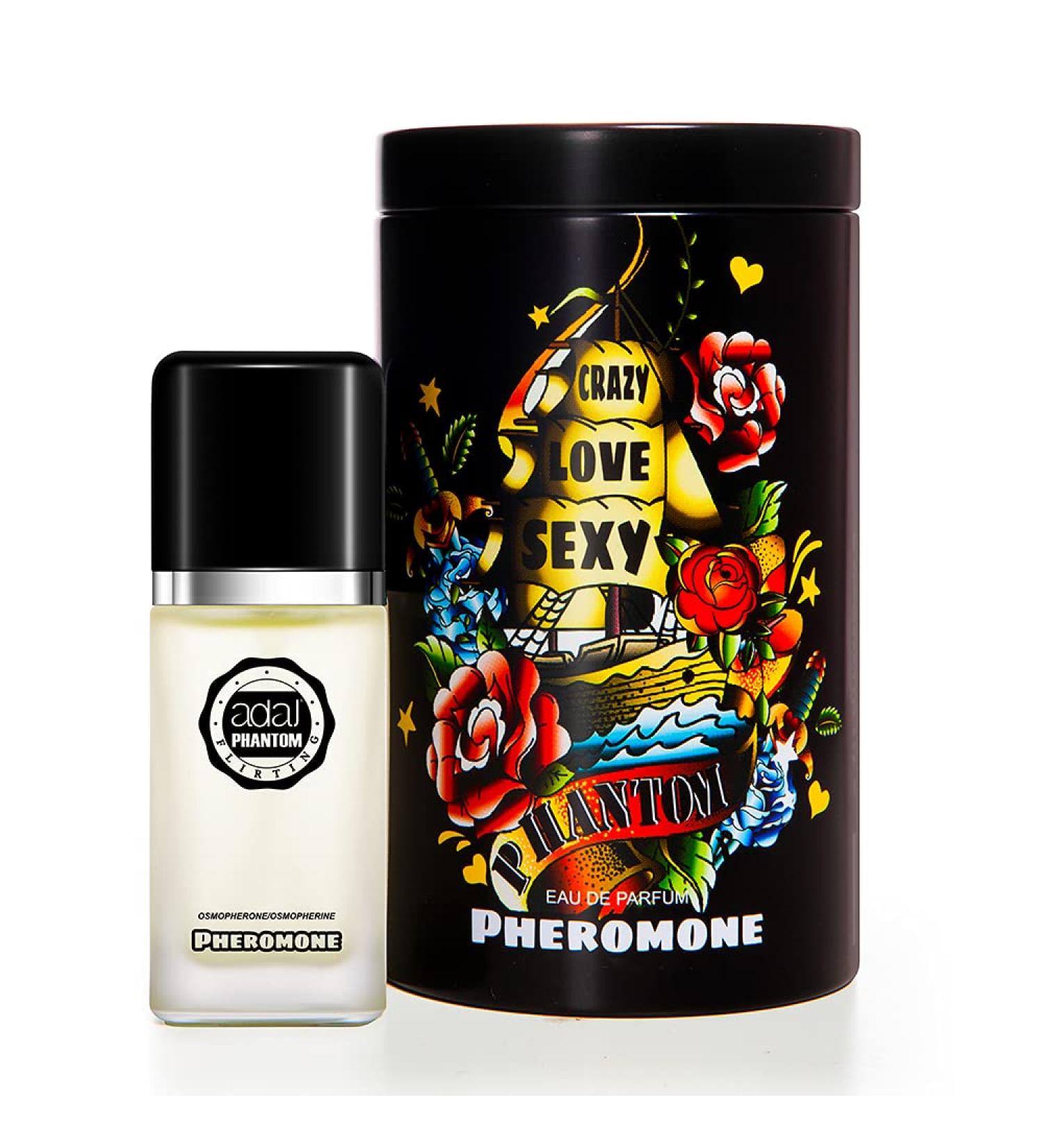 Phantom (Black) 25ml Pheromone Cologne for Men with Woody and Citrusy Scent - Pure Instinct Pheromone Oil, 0.8 Fl Oz - Attract Women with Men's Cologne - Buy Online on GoSupps.com