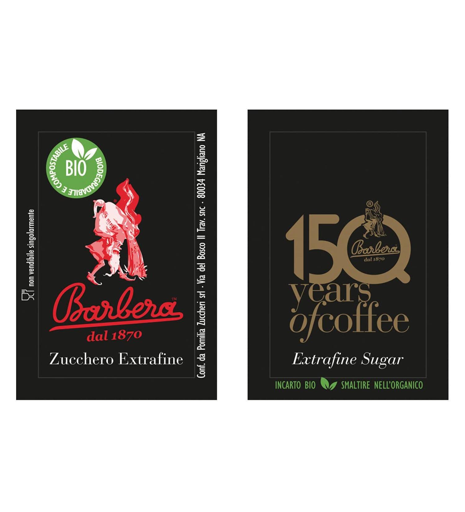 Barbera Caff Barbera - sugar sachets - 10 kg