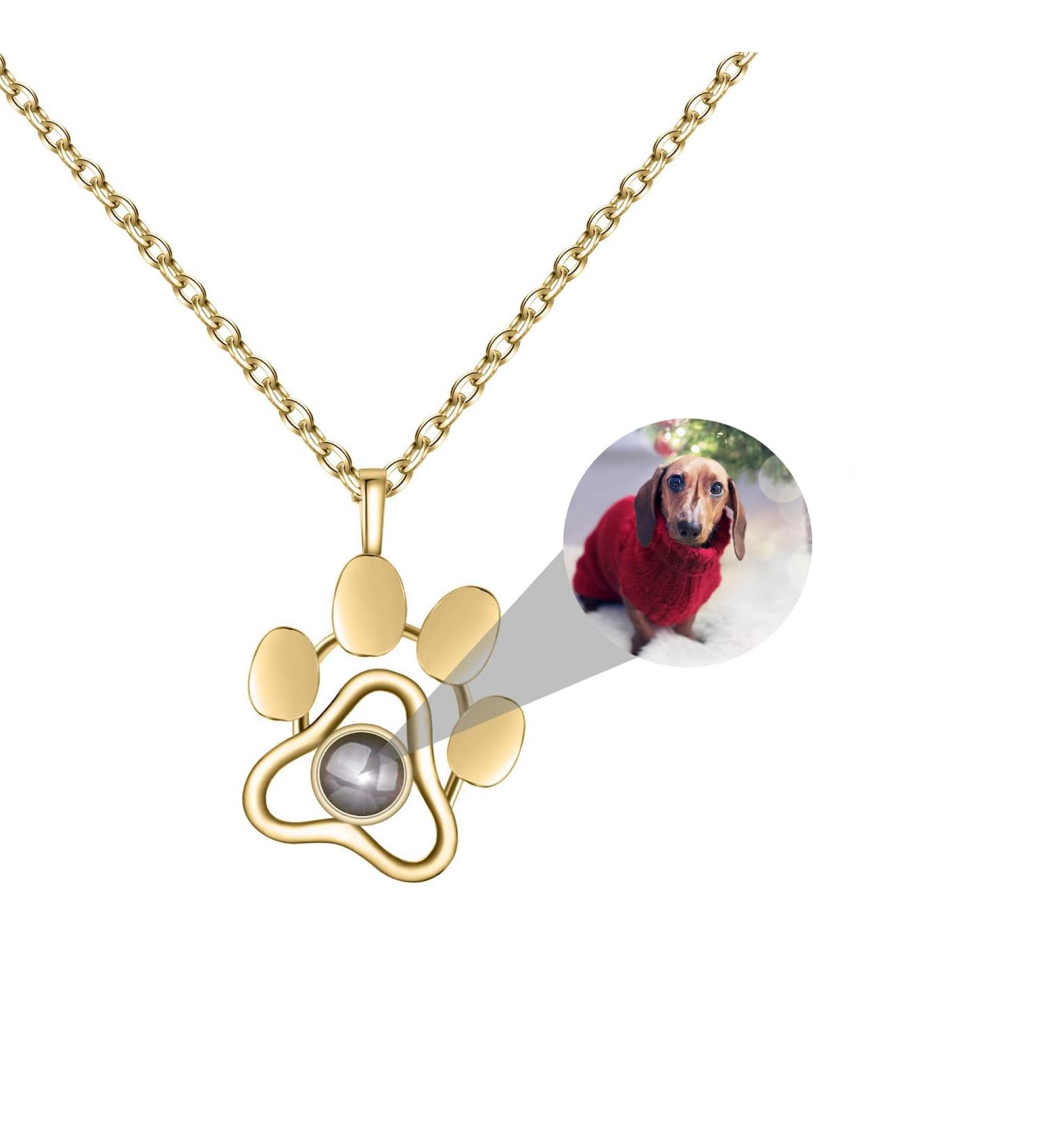 CSSTONE 925 Sterling Silver Photo Chain Necklace - I Love You Memory Jewelry Gift for Women & Pets - Buy Online on GoSupps.com