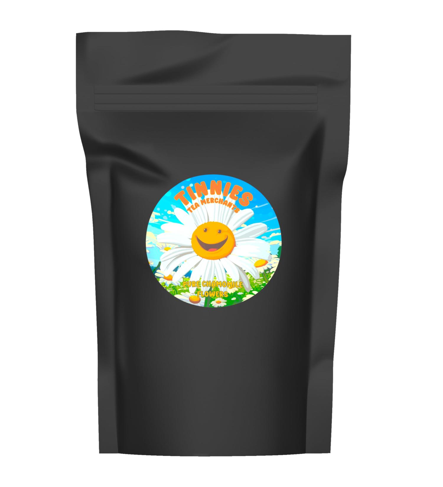 Premium Chamomile Flower Pyramid Tea Bags | 40 Pyramid Tea Bags | Soothing and relaxing | Helps Bloating & Digestion | Improves Sleep | Whole Flower Caffeine Free Gluten Free | Resealable Pouch - Buy Online on GoSupps.com