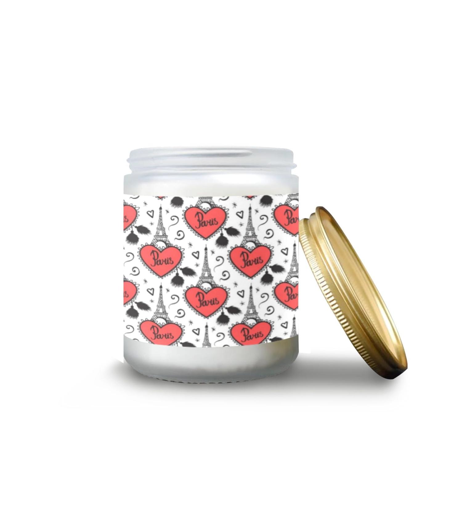 Vanilla Scented Candles - Aromatherapy Jar Gift Set for Women | Long Lasting 7 oz Candles | Perfect Birthday Gift - Eiffel Tower Design - Buy Online on GoSupps.com