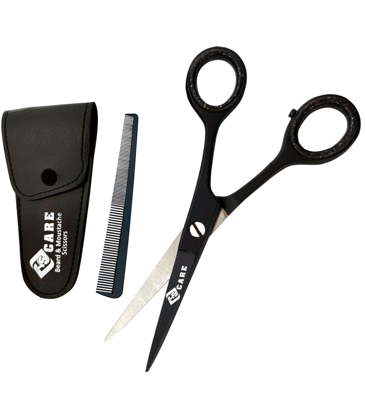 YSCARE Hairdressing Scissors Barber Hair Scissor for Professional Hairdressers Barbers Stainless Steel Hair Cutting Shears - for Salon Barbers Men Women (4.5") - Buy Online on GoSupps.com