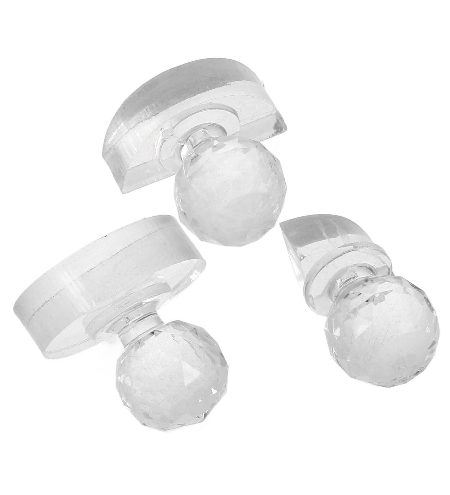 Ensemble 3 Pcs Outils de Pressage Maquillage en Acrylique Tampons pour Fard Paupi res Blush et Highlighter Accessoires Compacts pour Fard Poudre 1/4 1/2 Taille Usage DIY - Buy Online on GoSupps.com