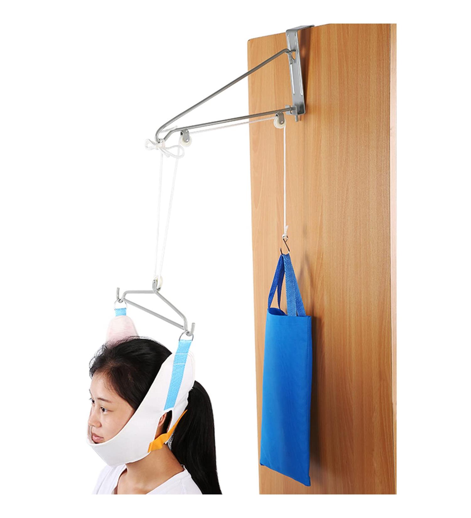 Neck Cervical Traction Device | Over Door Neck Stretcher Kit for Pain Relief | Soundrids Chiropractic Therapy - Buy Online on GoSupps.com