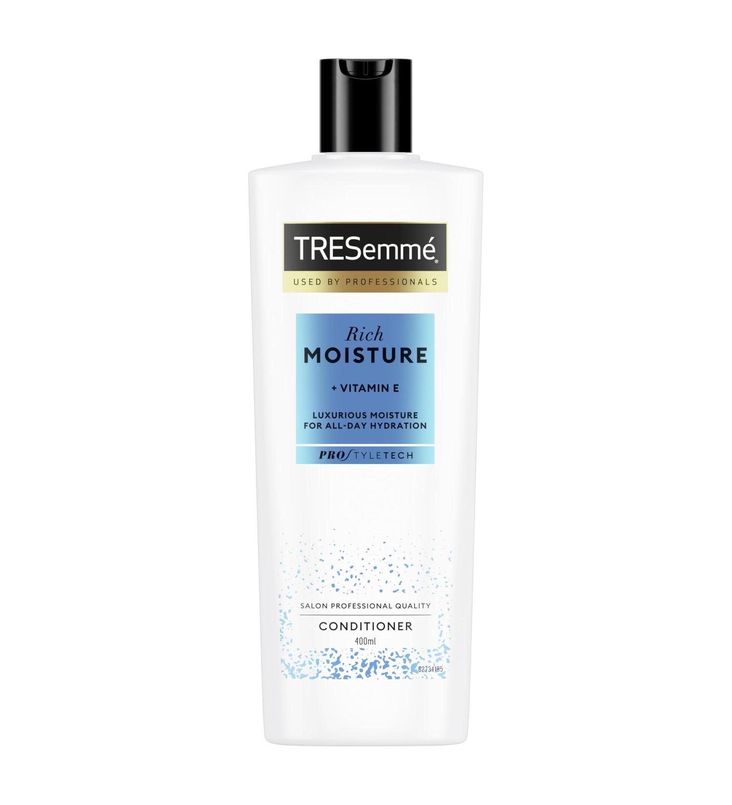 Unilever TRESemm Rich Moisture Conditioner for dry damaged hair 3 x 400 ml - Buy Online on GoSupps.com