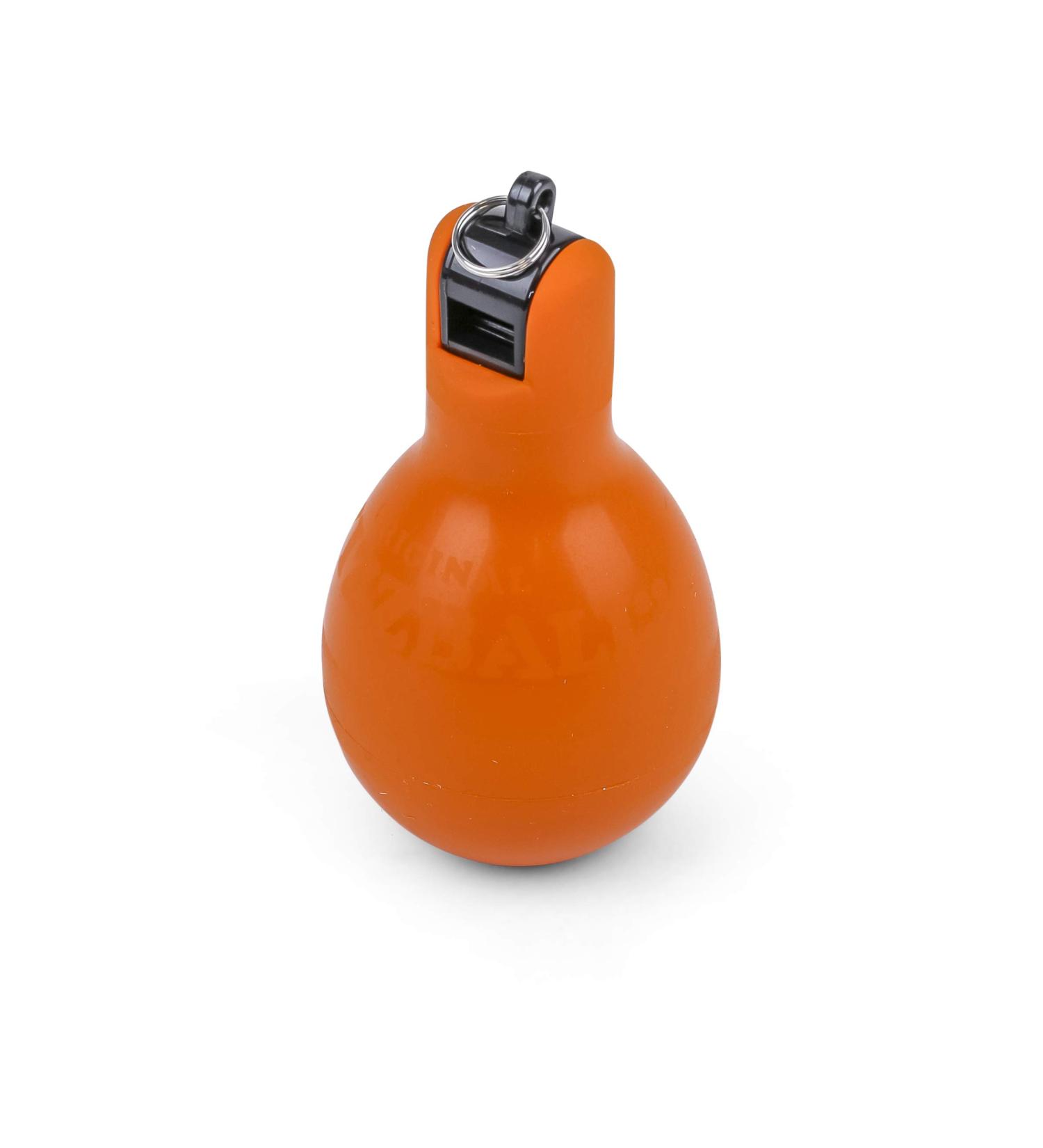 HAEST hand whistle WIZZBALL - Hygienic sports whistle - Referee whistle - The original from France Orange