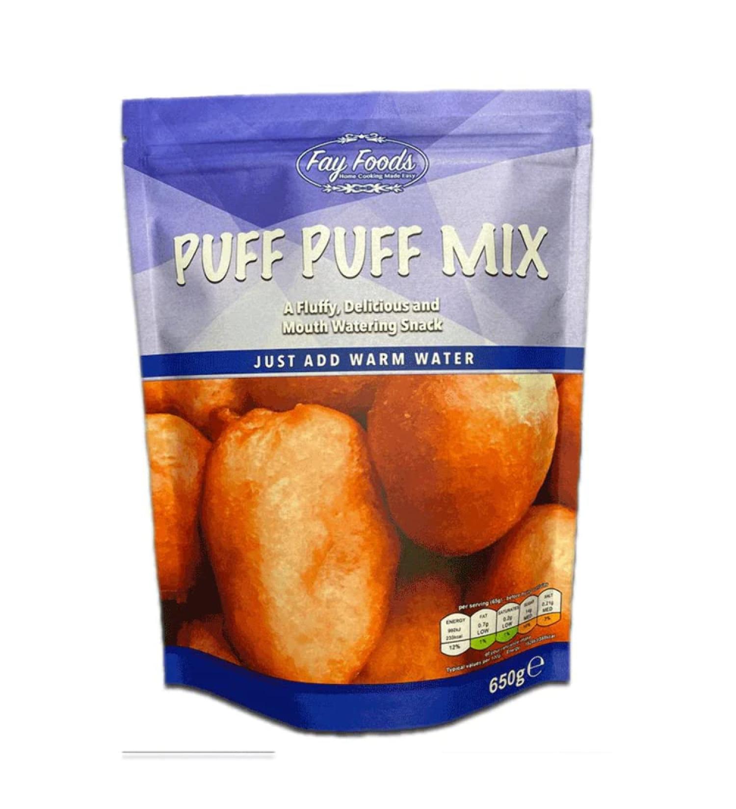 Fay Foods Puff Puff Mix 650g Box of 12-Fd