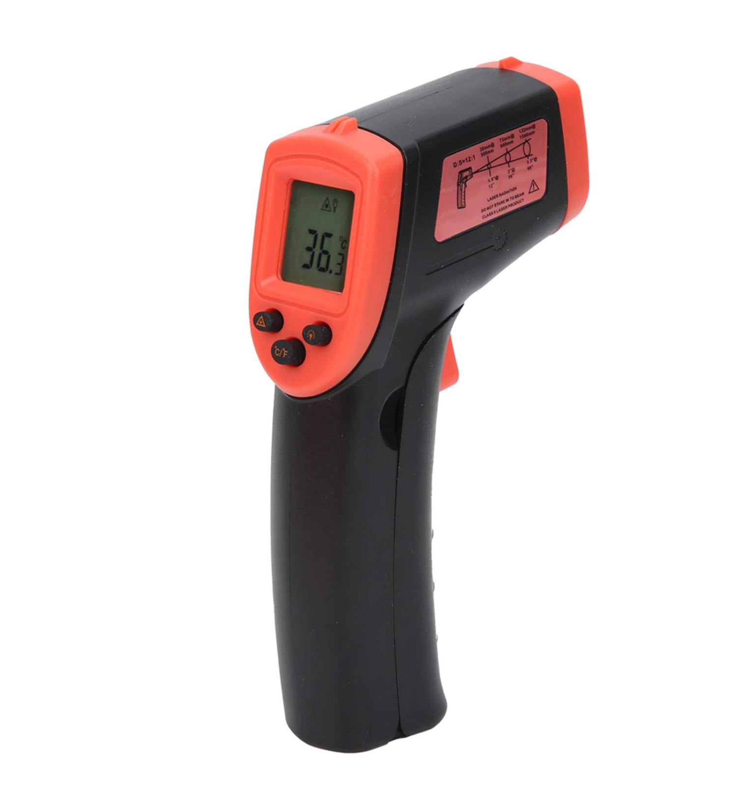 Garosa Industrial Non Contact Digital Temperature Gun -50 to 600 with LCD Display for Cooking HVAC Engineering -58 to 1112 F (Red) - Buy Online on GoSupps.com