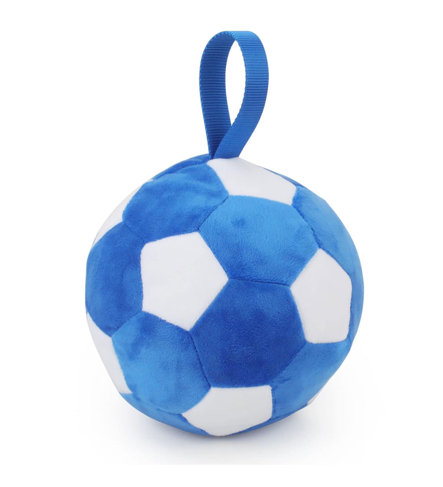 Piang Gouer Interactive Dog Toys - Plush Puzzle Football for Medium & Large Dogs | 7.1in Ball with Belt Band - Buy Online on GoSupps.com