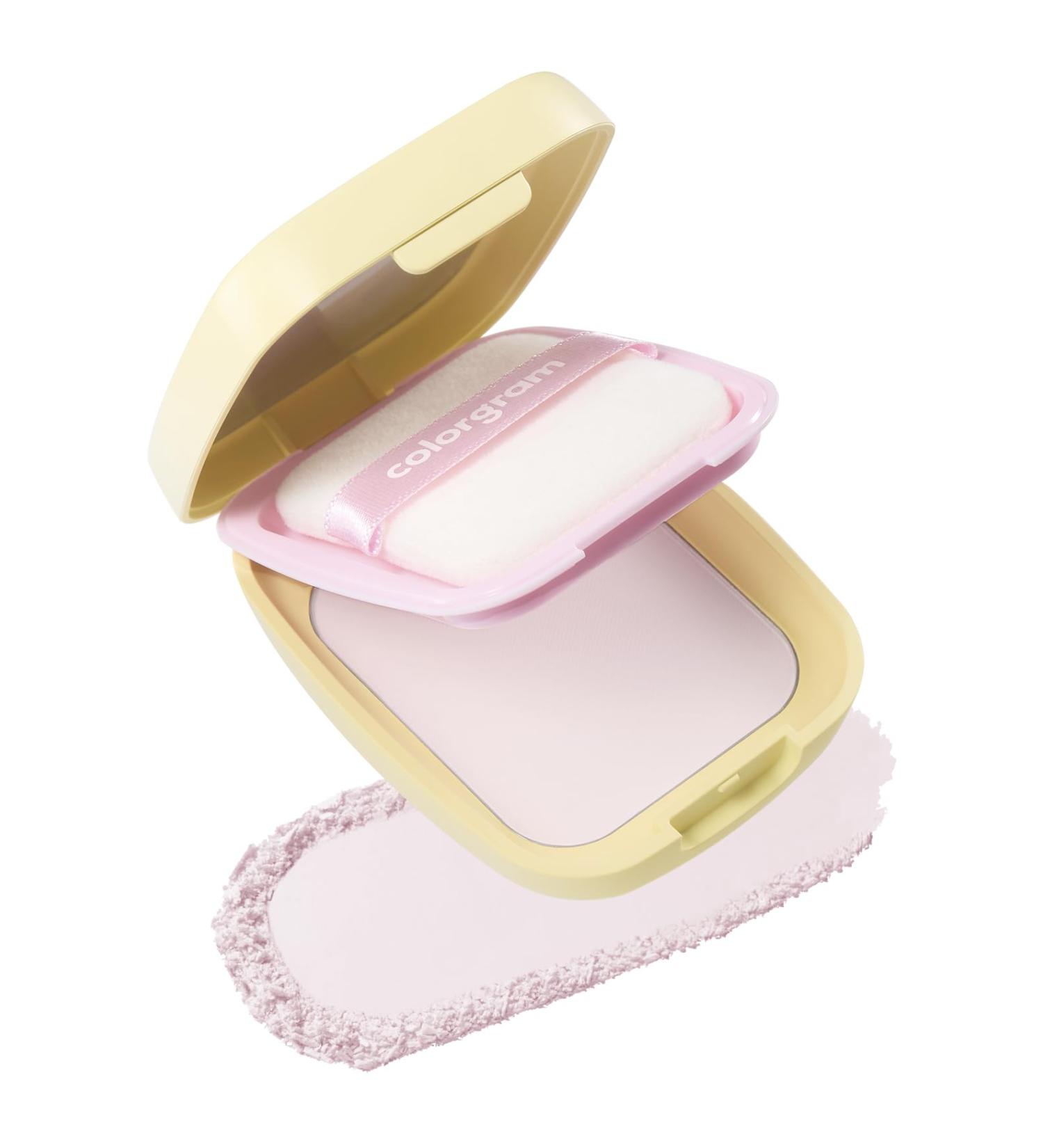 Colorgram Sebum Retouching Blur Pact - Poreless Face Powder for Oily Skin | Weightless Matte Finish & Soft Focus Effect - International Shipping Available - Buy Online on GoSupps.com