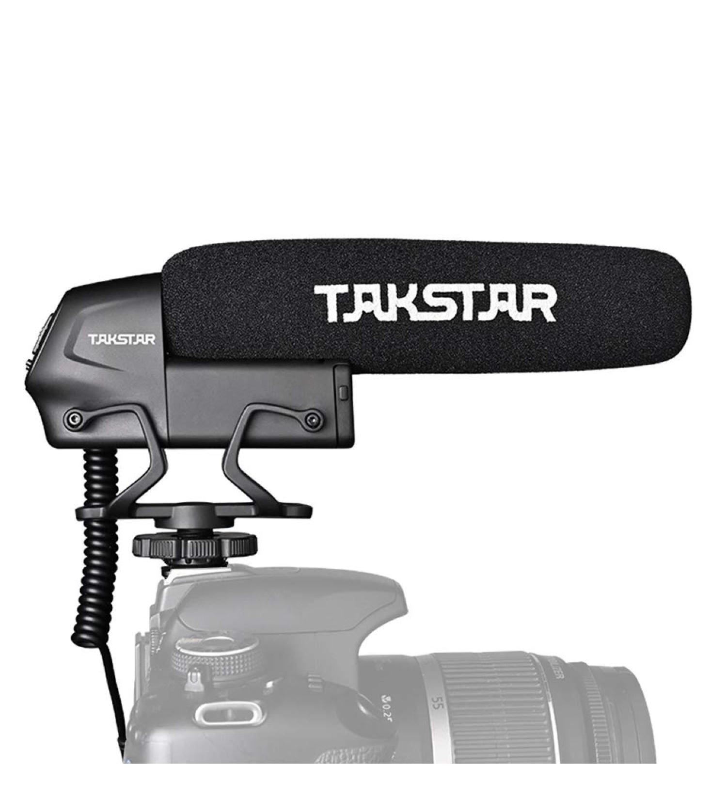 SGC-600 On-Camera Condenser Interview Microphone with Windscreen & Cold Shoe Mount - Compatible with Canon, Nikon, Sony DSLR Cameras - Buy Online on GoSupps.com