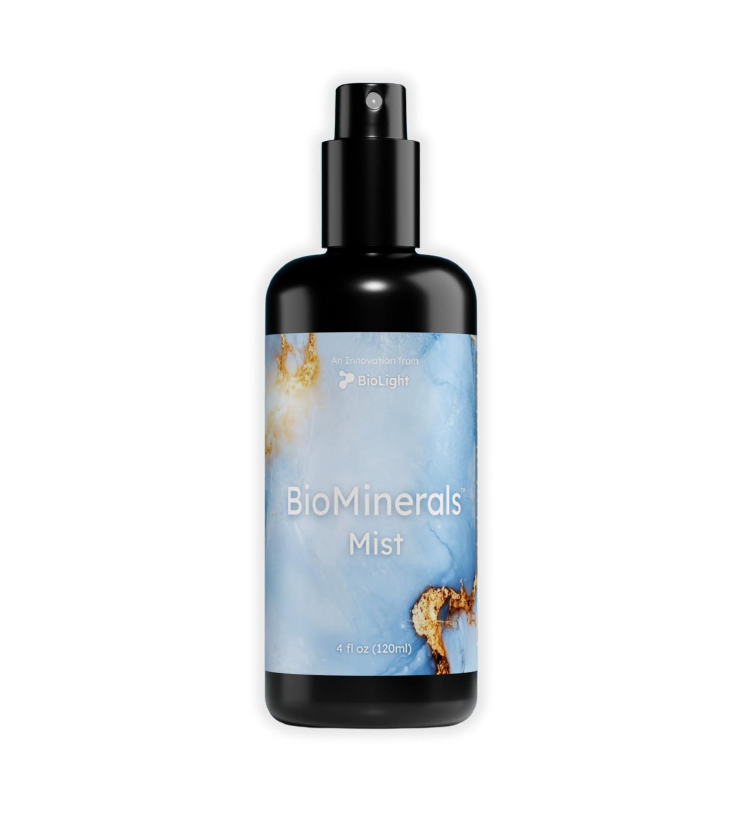 BioLight BioMinerals Mist | Anti-Aging Facial Spray | Colloidal Platinum Magnesium Chloride Betaine Silica Hydrating Rejuvenating For All Skin Types - Buy Online on GoSupps.com