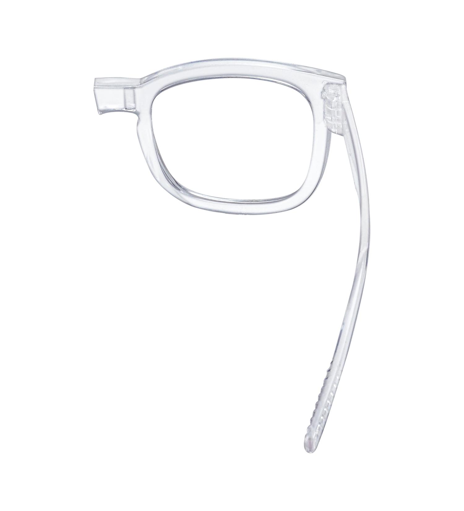 Must Buy Metalless Reading Glasses - Different Strengths for Each Eye | Transparent Right Eye +0.00 | Perfect for Comfort & Clarity - Buy Online on GoSupps.com