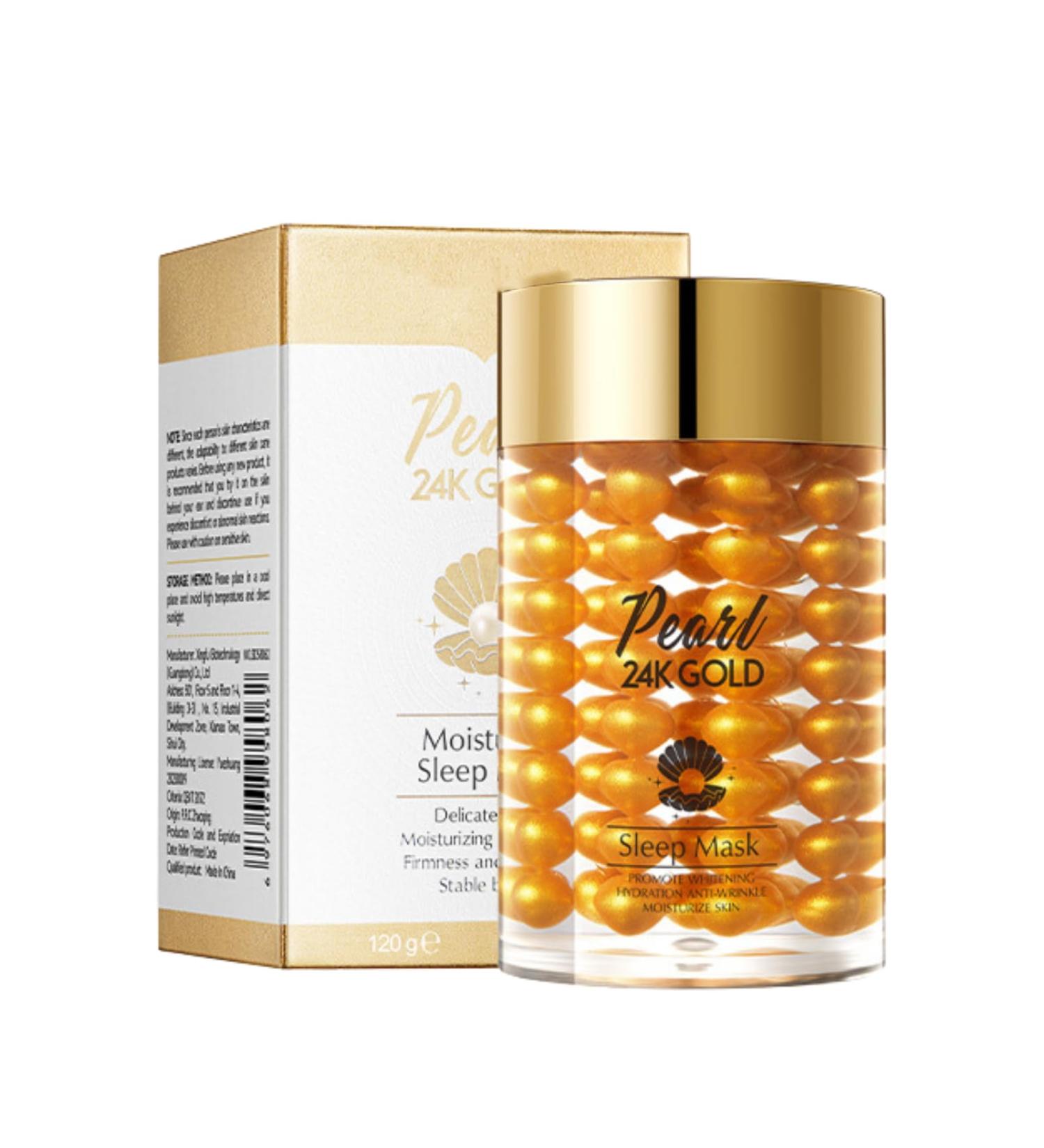 24K Gold Face Masks - Face Masks Beauty - Sleeping Face Mask for Hydrating repairing and rejuvenating skin - Face Masks Skincare - Hydrating Face Mask for Smooth Glowing Even Toned Skin Care - Buy Online on GoSupps.com