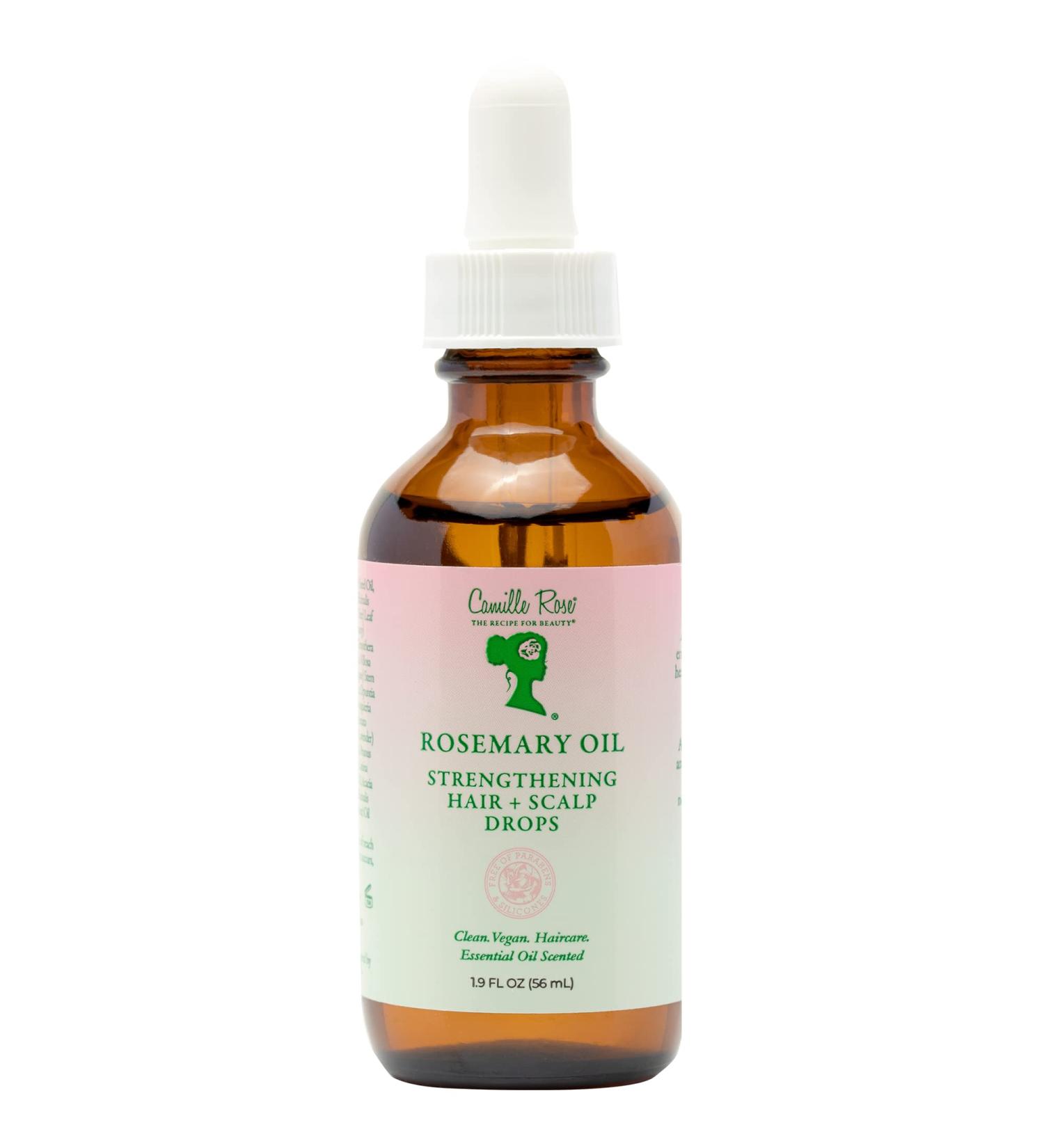 Camille Rose Rosemary Oil Hair & Scalp Drops | Castor, Peppermint & Rosemary Oils | Hair Growth & Strengthening | 1.9 fl oz - Buy Online on GoSupps.com