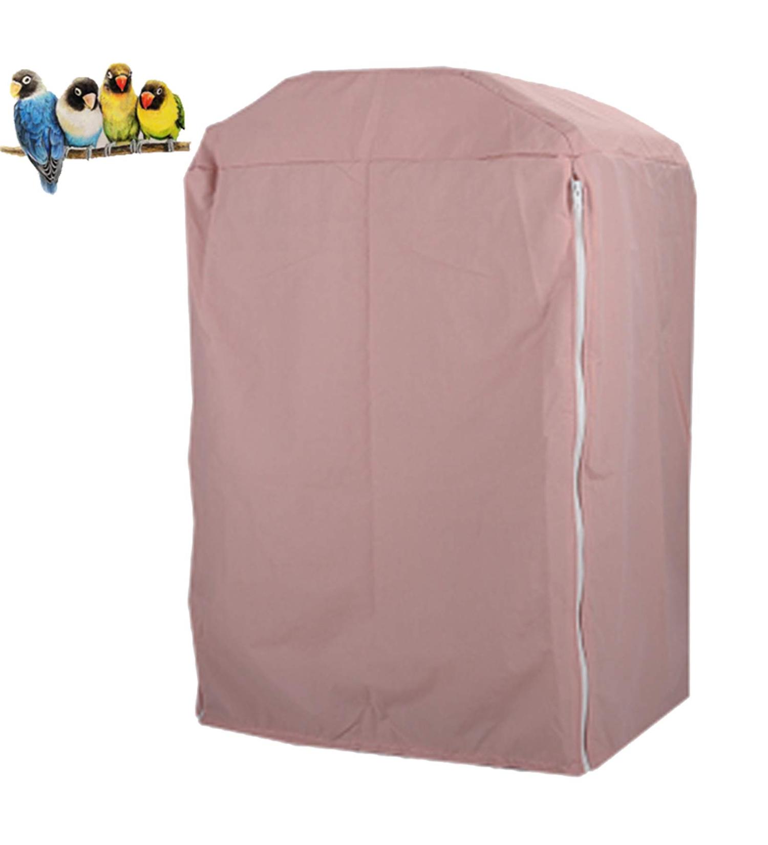 Bonaweite Birdcage Cover - Universal Blackout Shade for Parrot Cage, Windproof & Light-Proof, Pink - Ideal for Nighttime Sleep & Reducing Distractions - Buy Online on GoSupps.com