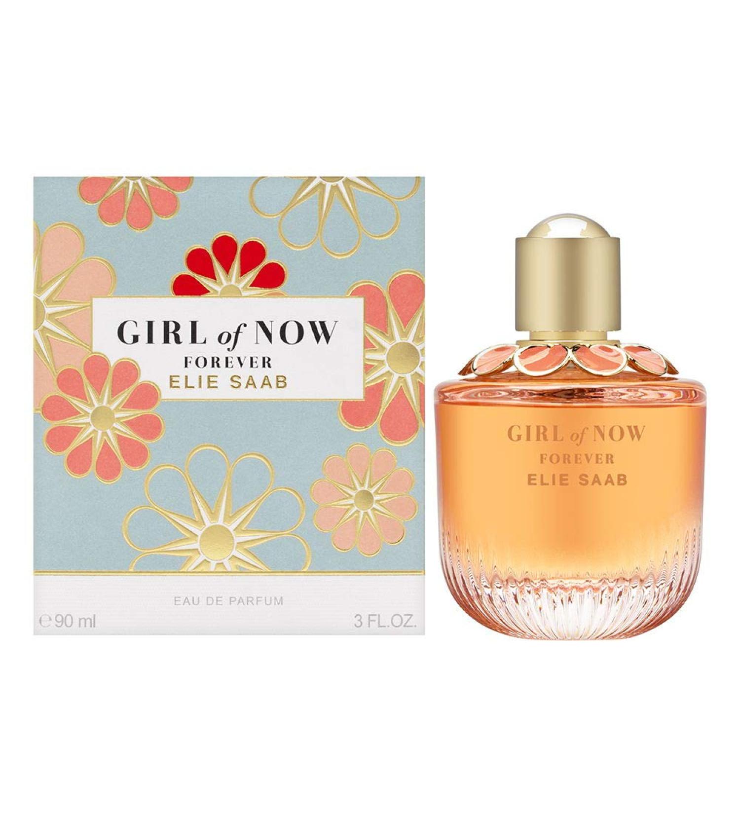 ELIE SAAB LE PARFUM Girl of Now Forever Eau de Parfum Spray 3.0 Ounce Clear 3 Ounce (Pack of 1)