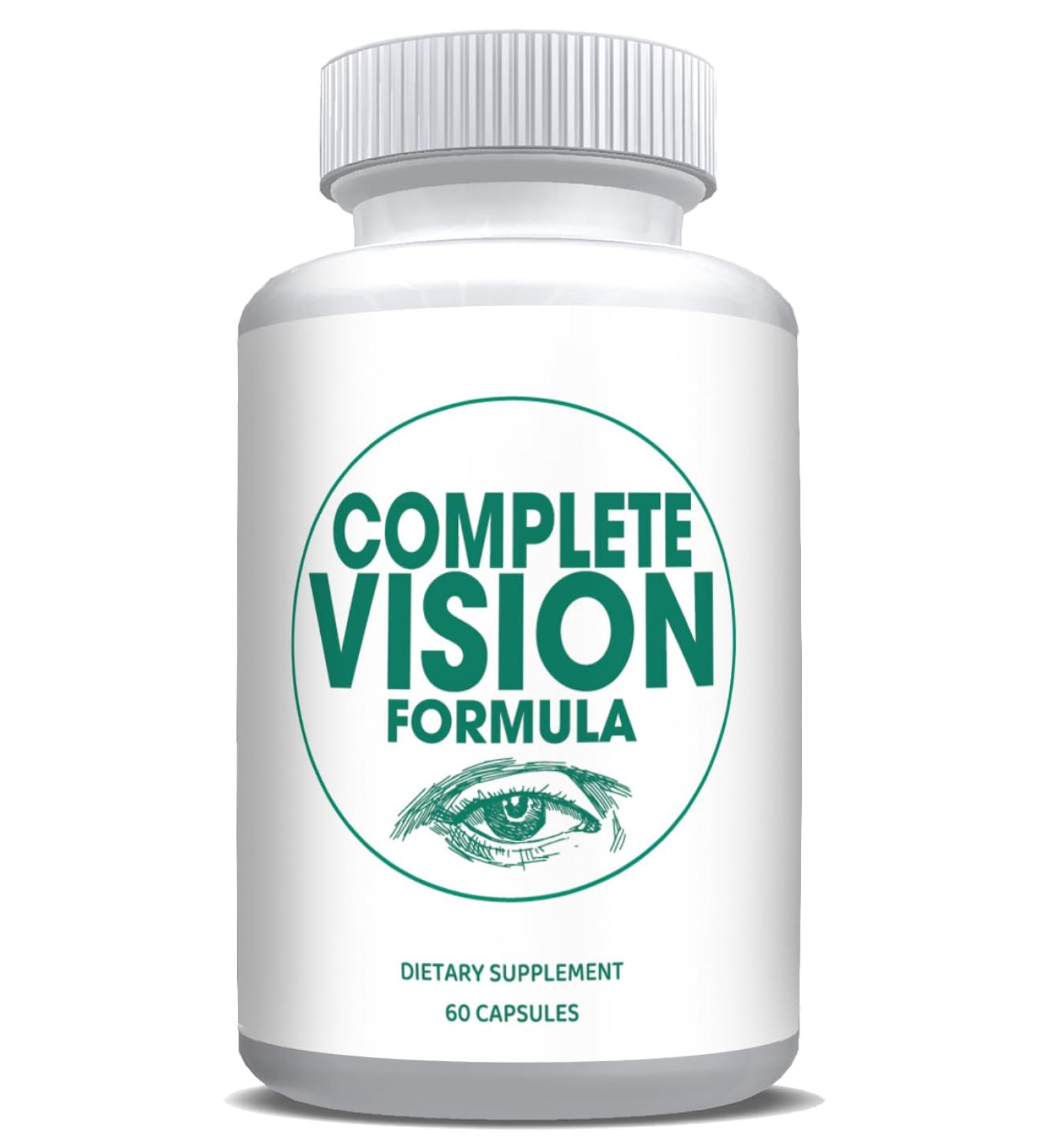 Pure Eye Health Vitamin & Mineral Supplements for Adults | #1 Complete Research Vision Formula w/Bilberry Lutein Zeaxanthin Lycopene Resveratrol | Supports Eye Strain Dry Eyes 60 Capsules - Buy Online on GoSupps.com