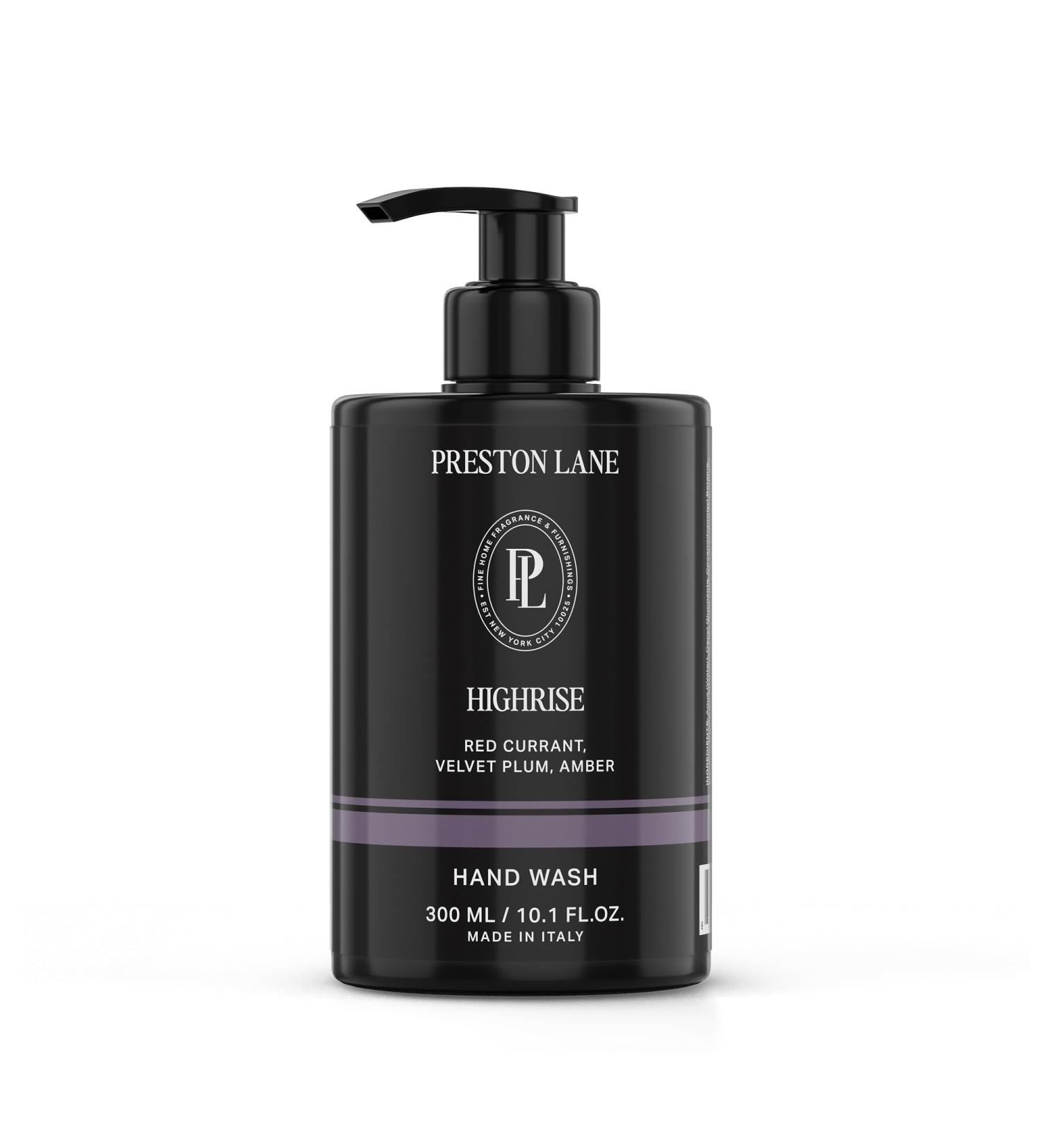 Preston Lane Luxury Hand Wash Highrise Scent | Hydrating and Nourishing Formula with Organic Oils Active Kiwi and Apple Water and Vegetable Glycerin | Gentle Cleansing Vegan and Cruelty Free - Buy Online on GoSupps.com