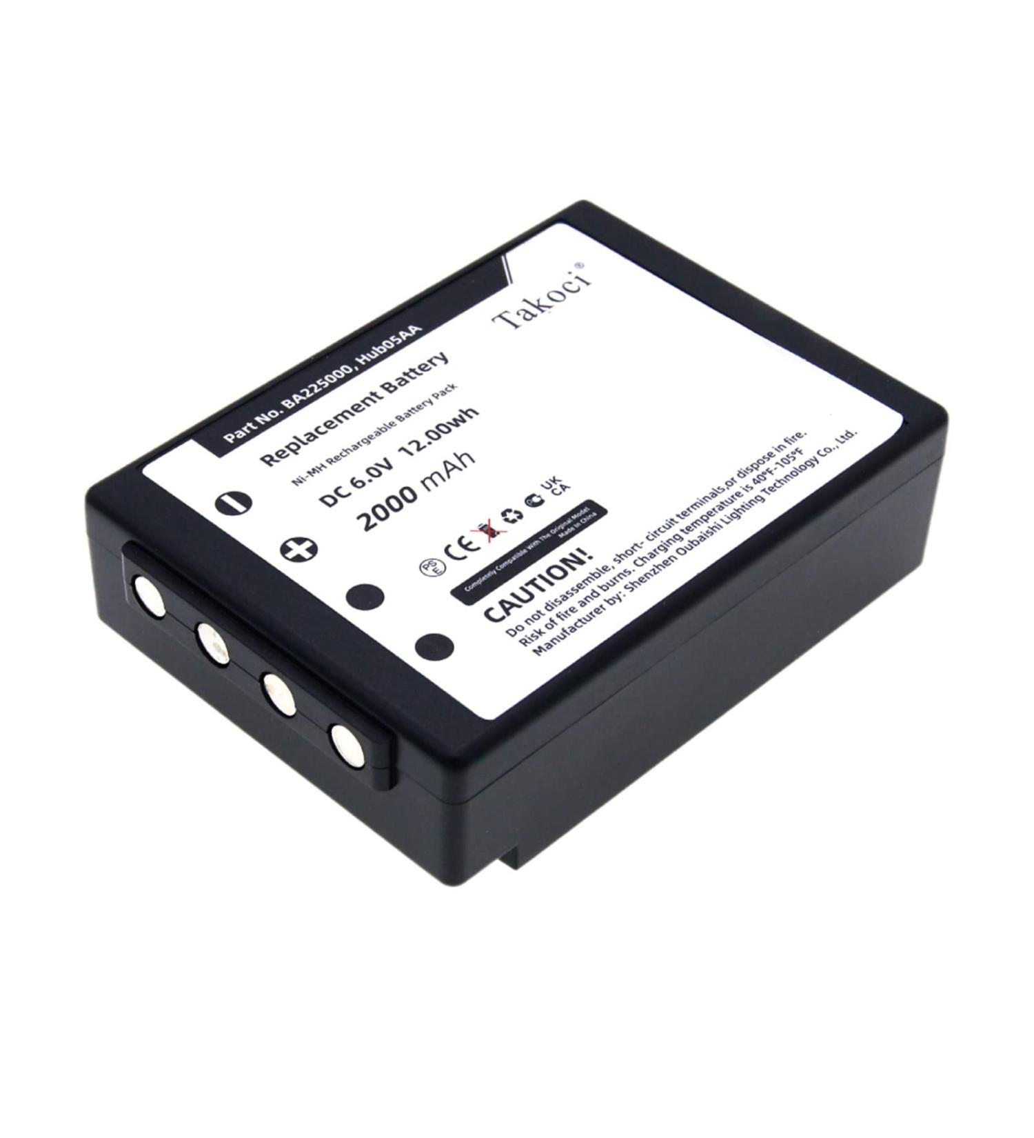 BA225030 Replacement Battery for HBC Radiomatic Eco Linus 6 | Compatible with FuB05AA FuB5XL BA205030 BA225000 BA206030 - International Shipping Available - Buy Online on GoSupps.com