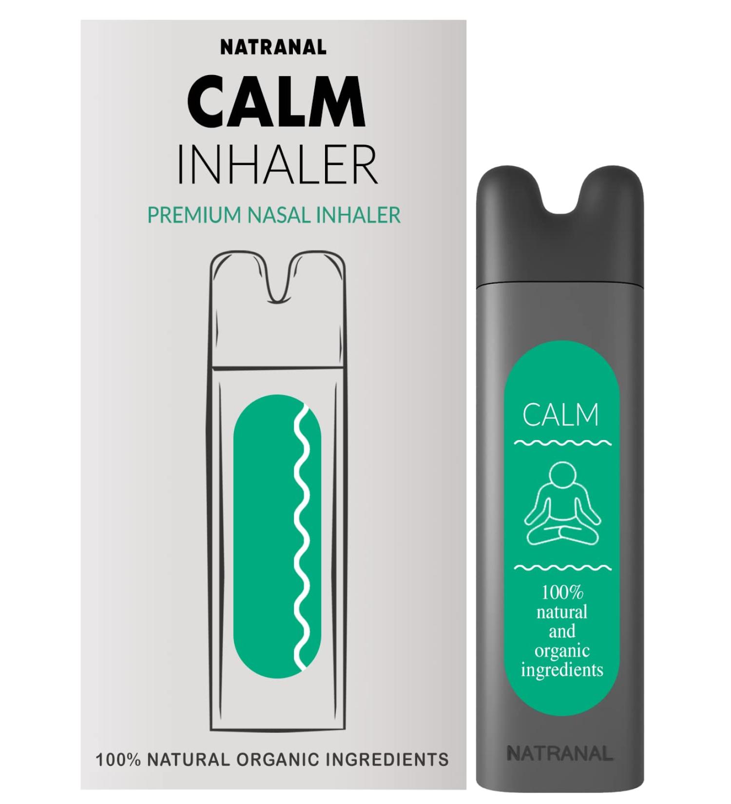 Natranal Calm Nasal Inhaler - 100% Natural Aromatherapy Stick (1 Pack) - Buy Online on GoSupps.com