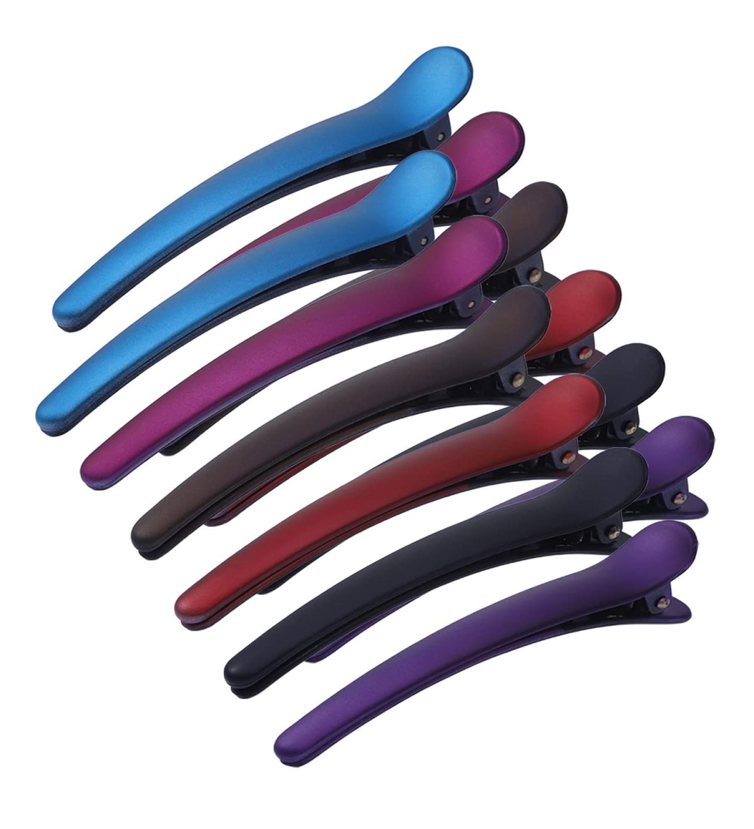 BMAMBAS Non-Slip Colorful Alligator Hair Clips for Styling - 12 PCS Duckbill Hair Barrettes for Thick and Thin Hair - Buy Online on GoSupps.com