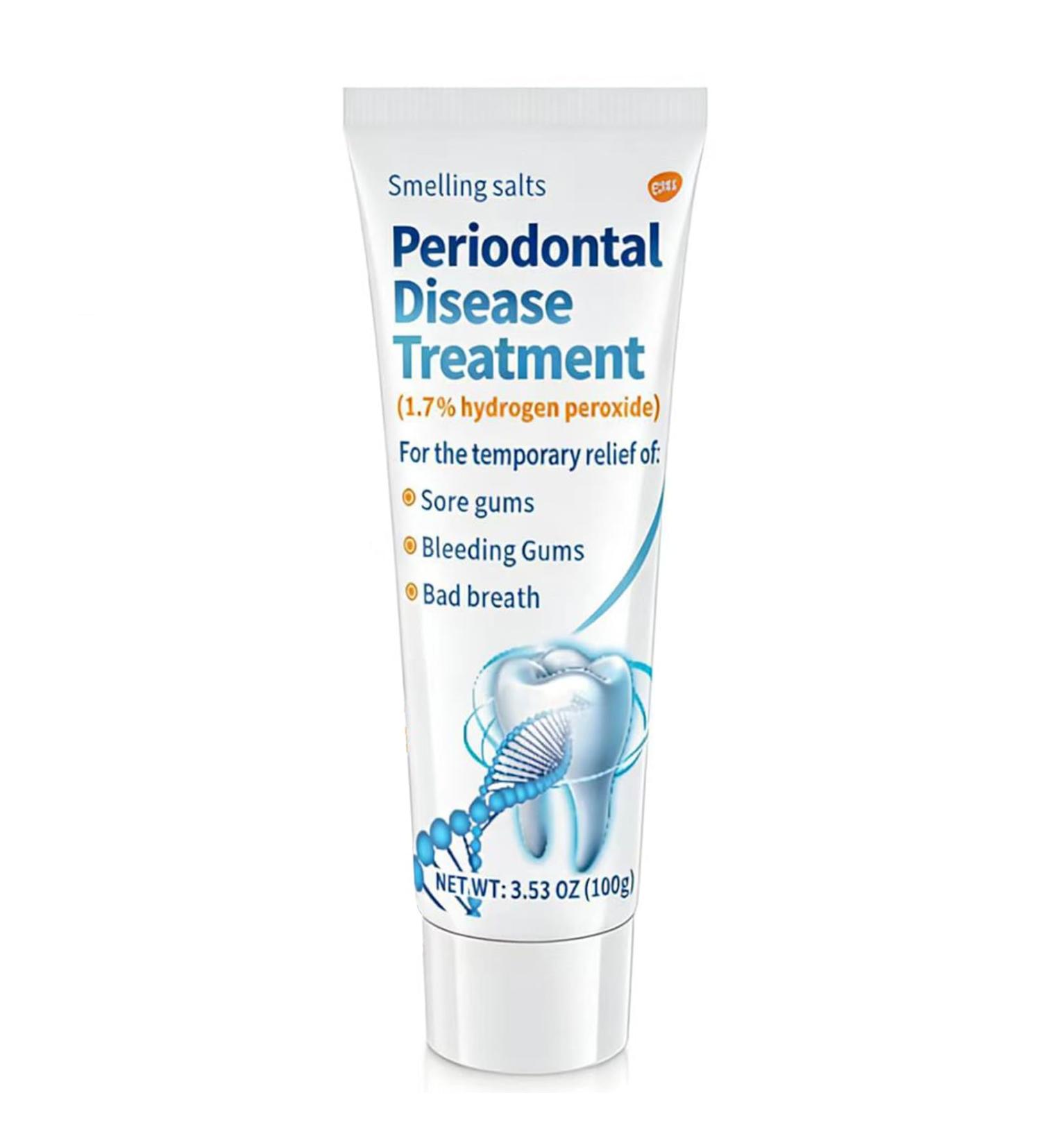 Periodontal Disease Treatment -1.7% Hydrogen Peroxide Gel for Bleeding Gums Gum Repair Bad Breath - 3.52 Ounce Tube - Buy Online on GoSupps.com