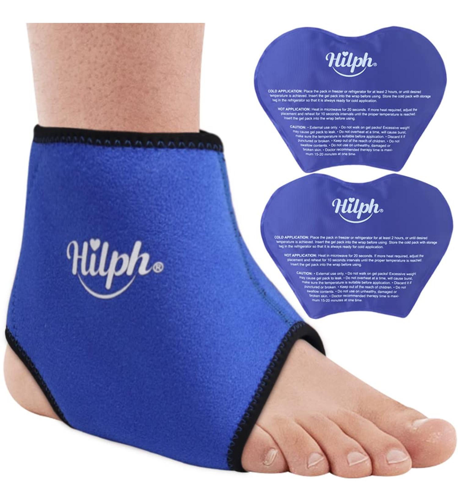 Buy Hilph Cooling Cuff Foot - Hot Cold Compress Wrap for Ankle Pain Relief Swelling & Plantar Fasciitis - International Shipping Available - Buy Online on GoSupps.com