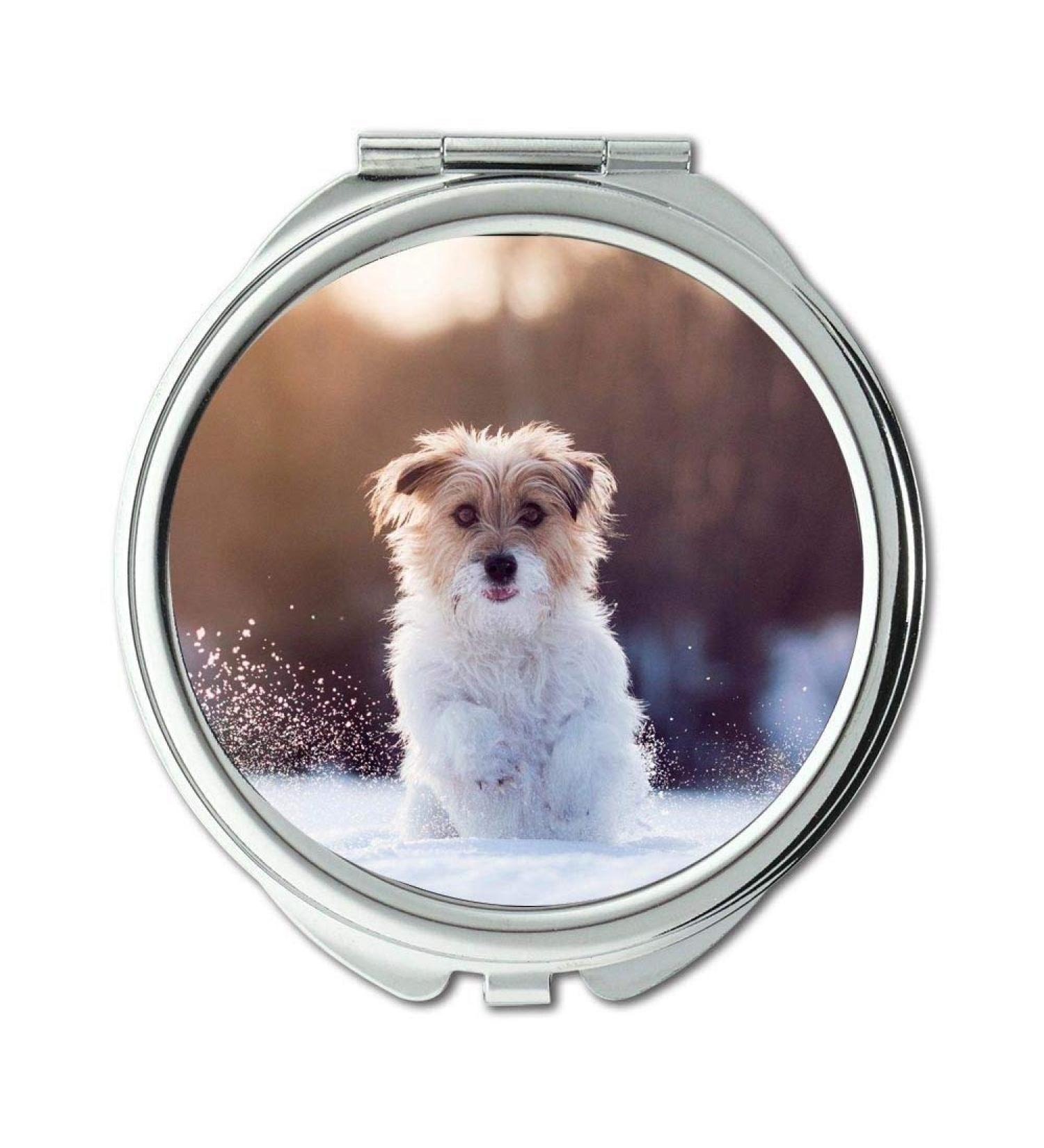 Yanteng Pocket Mirror - Funny Dog Design 1X & 2X Magnification | International Shipping - Buy Online on GoSupps.com