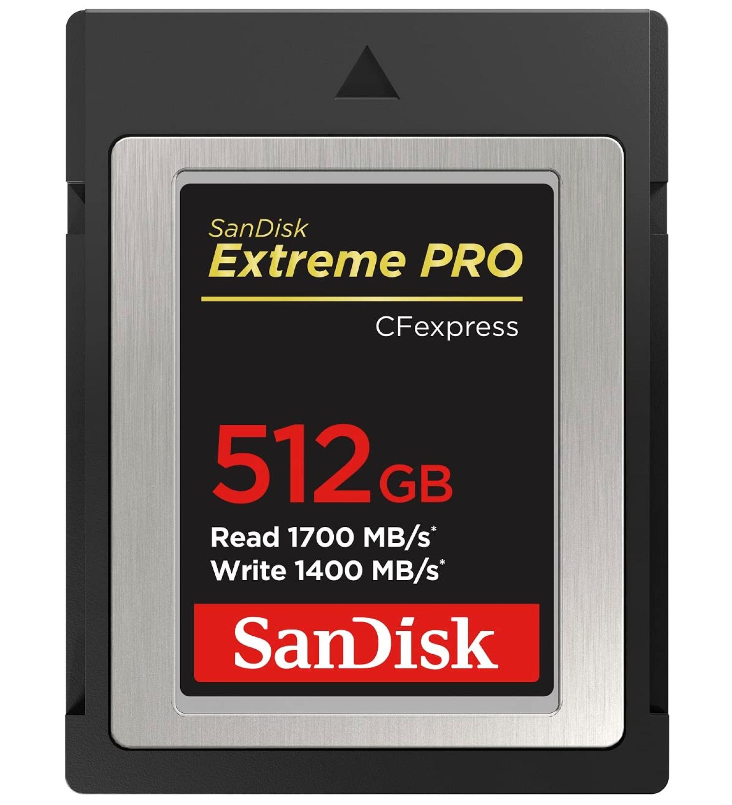 SanDisk 512GB Extreme PRO CFexpress Card Type B - SDCFE-512G-GN4NN - Buy Online on GoSupps.com