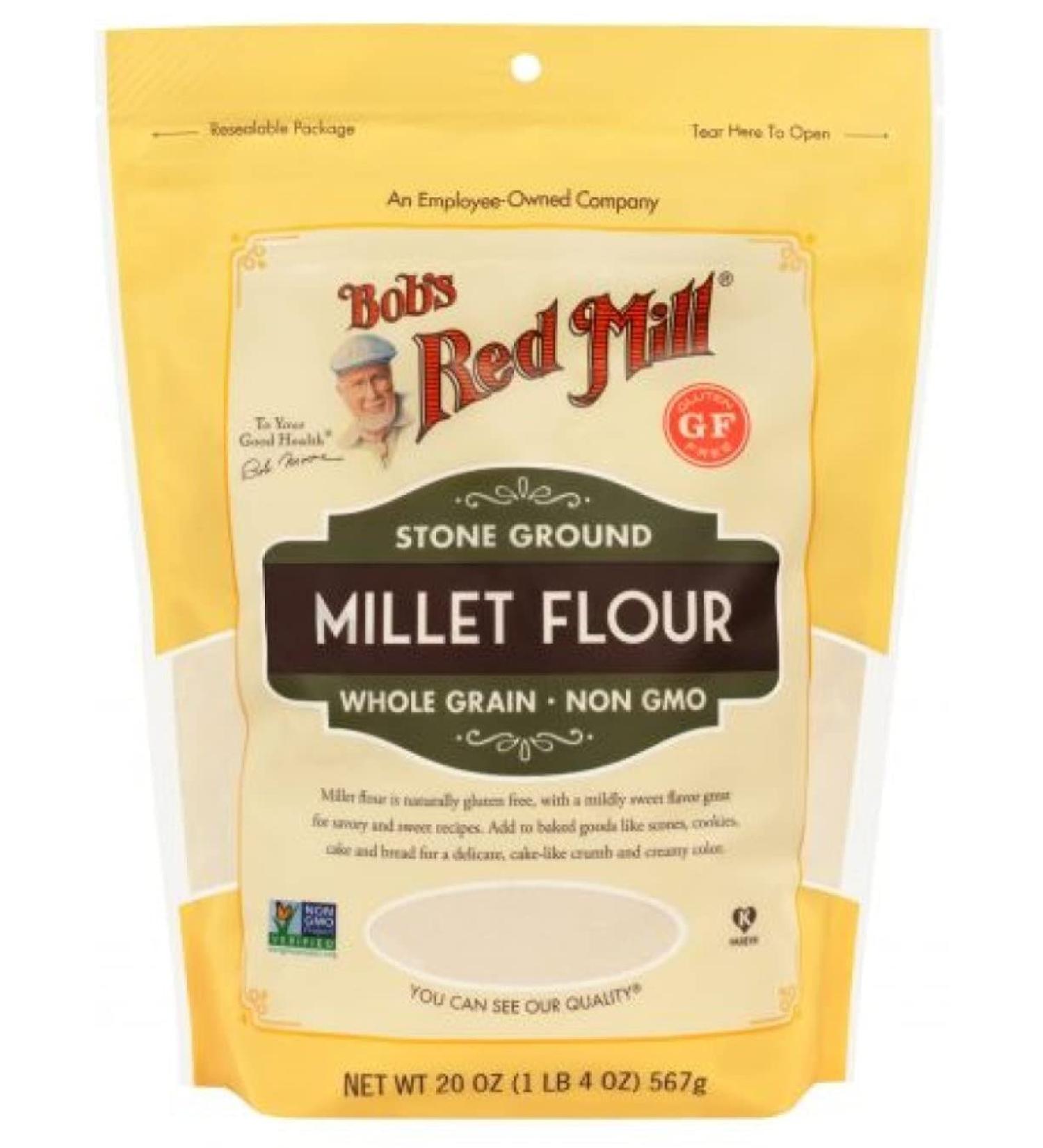 Bob's Red Mill Millet Flour 567 Grams - Buy Online on GoSupps.com