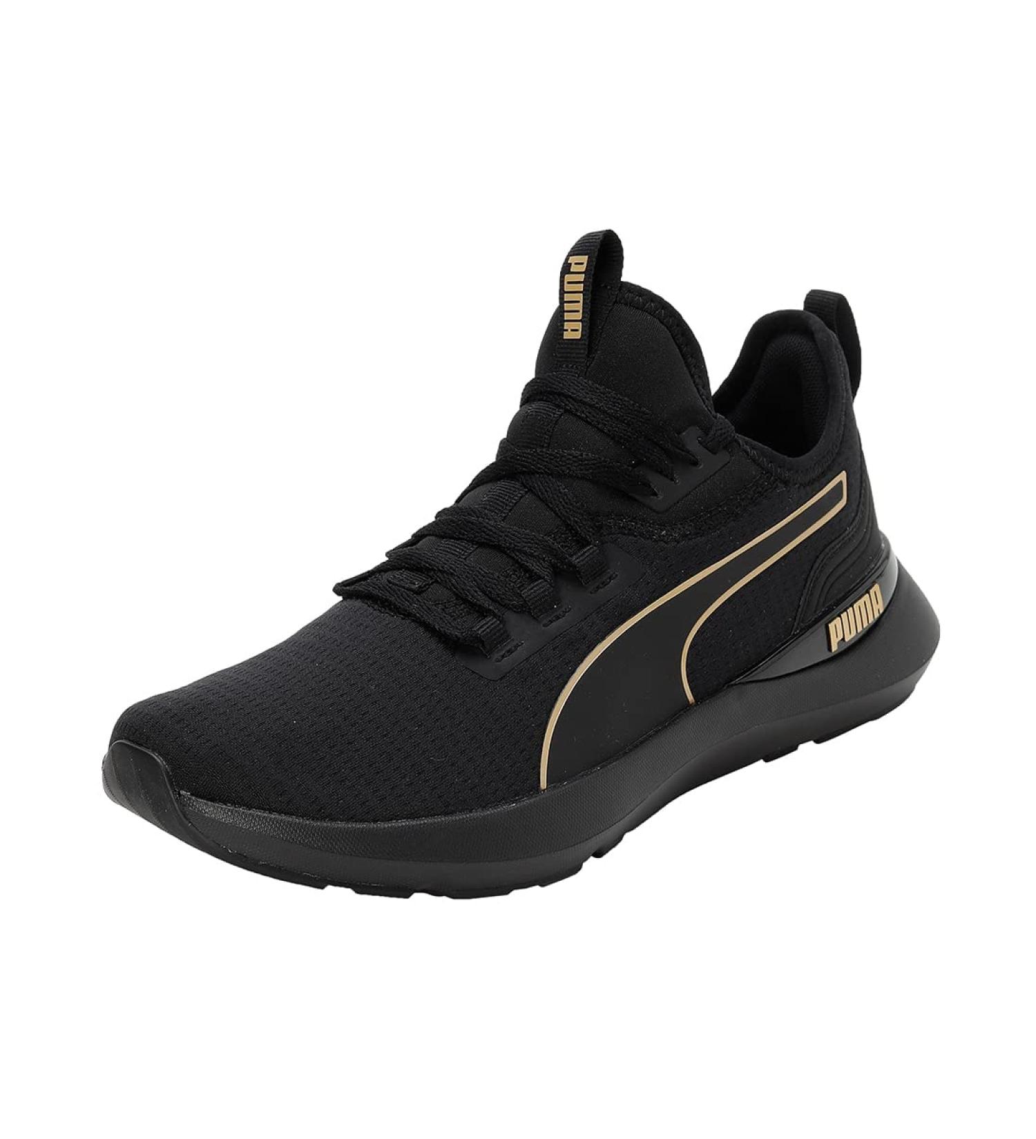 Buy PUMA Women's Pure Xt Gymnastics Shoes 38.5 EU - Puma Black & Gold | International Shipping Available - Buy Online on GoSupps.com