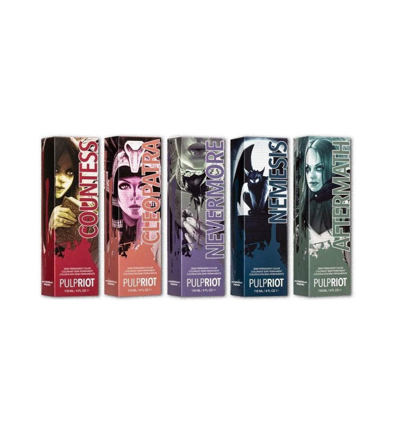 Pulp Riot Semi-Permanent Hair Color Raven Collection 118ml - Nemesis