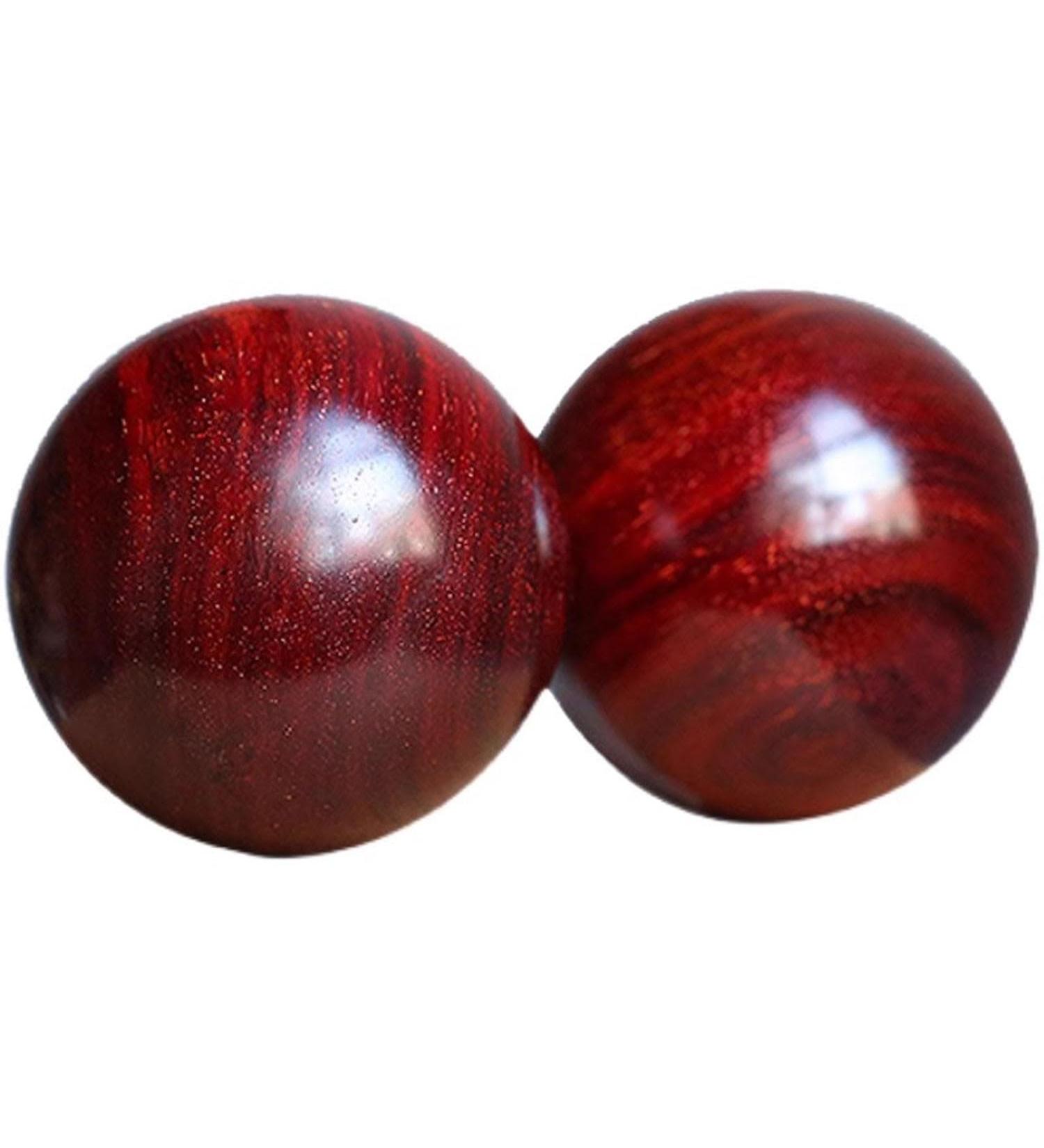 Unbit Baoding Balls - Rosewood Stress Relief & Massage Balls (60mm) - Magnetic Pair for Stress Reduction & Wellbeing - Buy Online on GoSupps.com