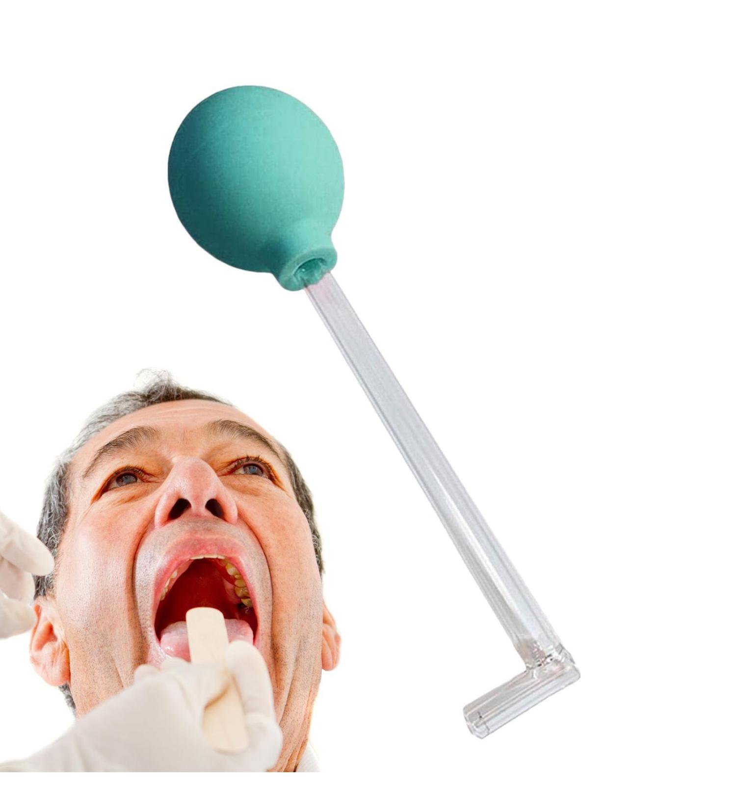 Rianpesn Mazestone Cleaning Straw - Manual Tonsil & Mouth Cleaner | Oral Care Tools for Home & Travel | Eco-Friendly Green - Buy Online on GoSupps.com