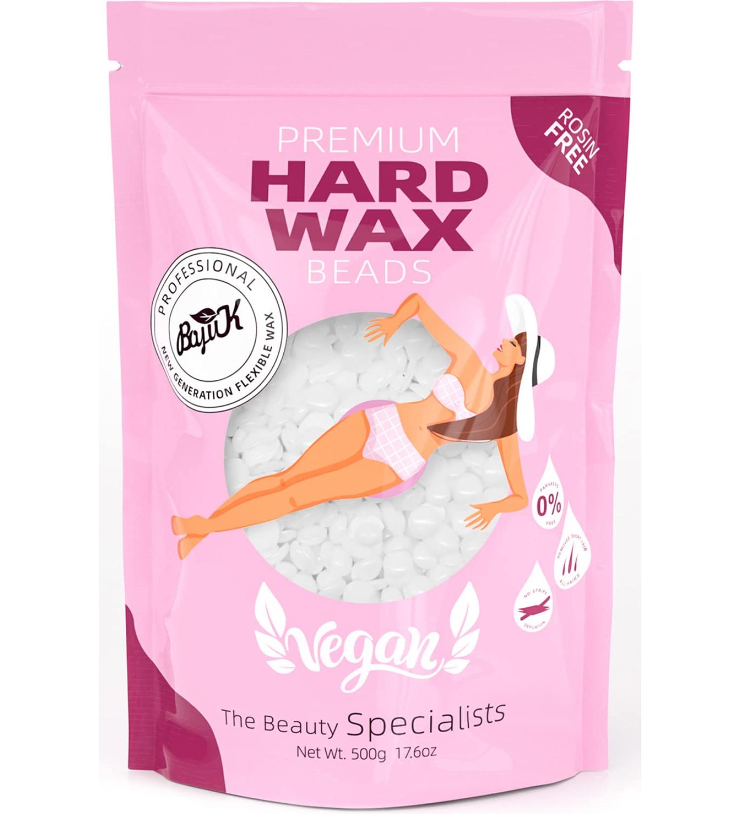 BOYUJK Professional Hard Wax Beads 500g - Painless Hair Removal Wax for Full Body, Facial, and Legs - Gentle Wax Beads for Men and Women - Buy Online on GoSupps.com