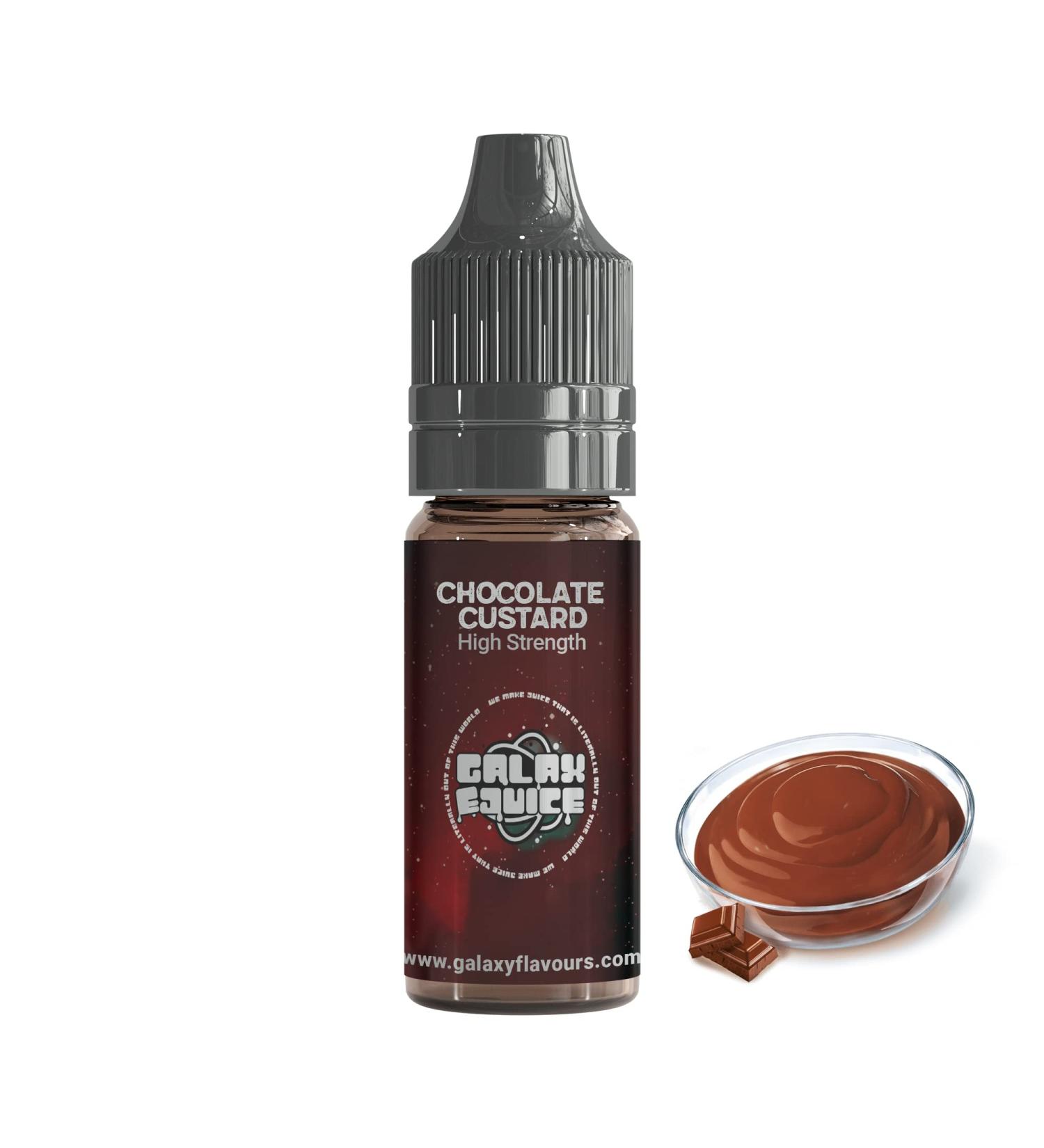 Chocolate Custard High Strength Flavouring - Galaxy Food Flavours - 10ml Bottle - Buy Online on GoSupps.com