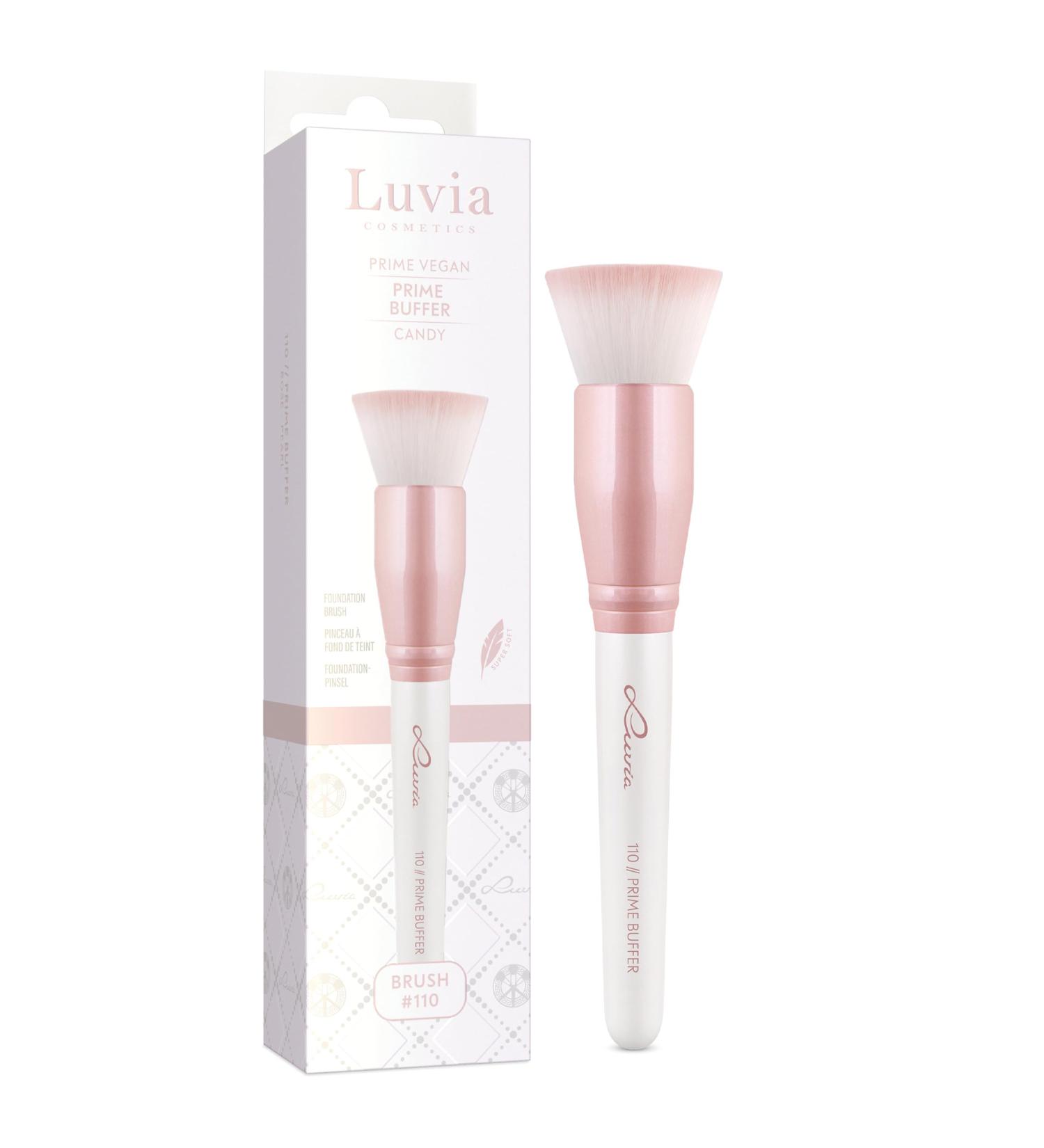 Buy Luvia Prime Buffer Foundation Make-Up Brush | Vegan & Easy Blending | International Shipping - Buy Online on GoSupps.com
