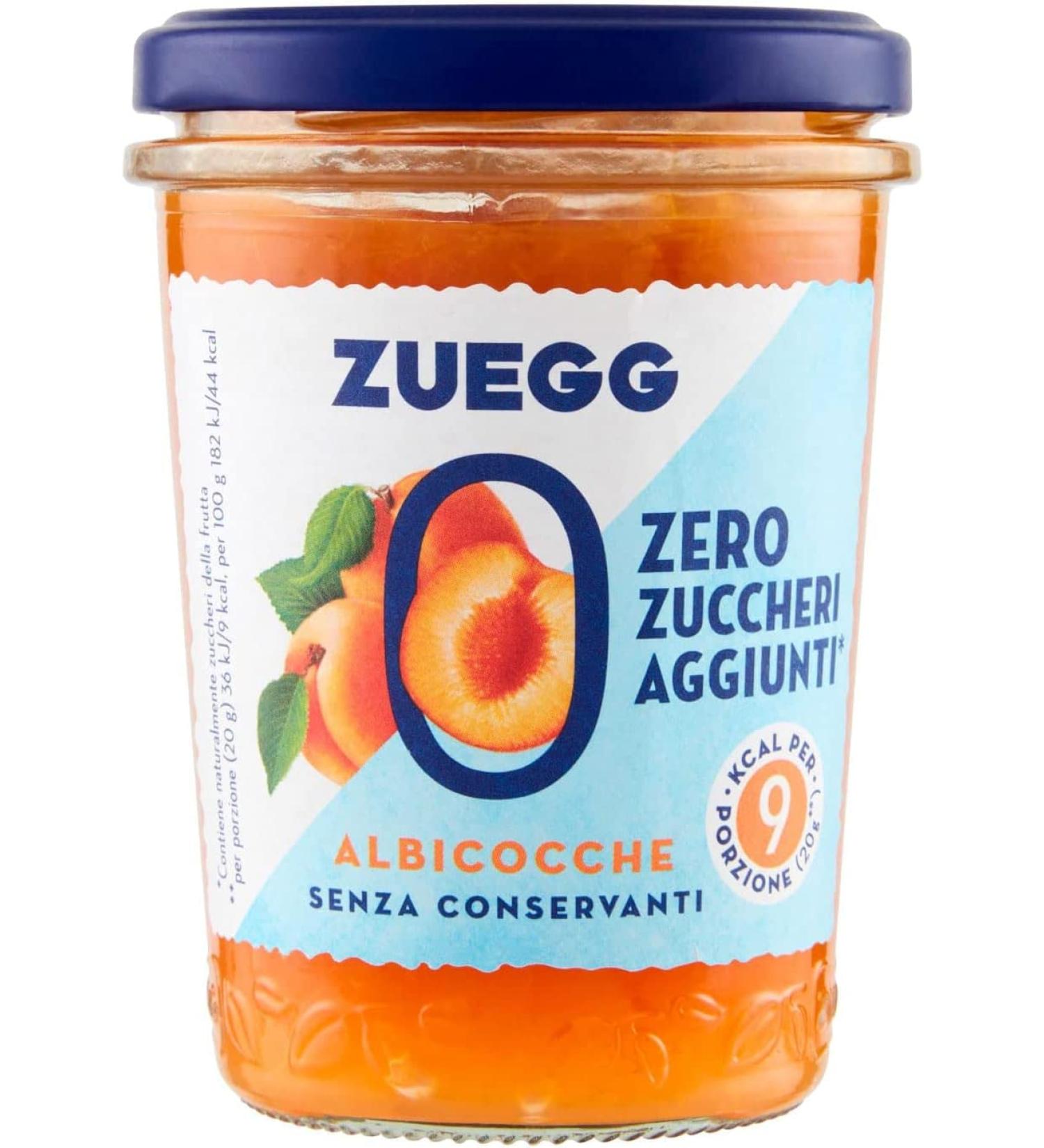 Italian Gourmet E.R. Zuegg Zero Zuccheri Sugar Free Apricot Jam 220g + Polpa Italian Gourmet 400g (Pack of 6) - Buy Online on GoSupps.com