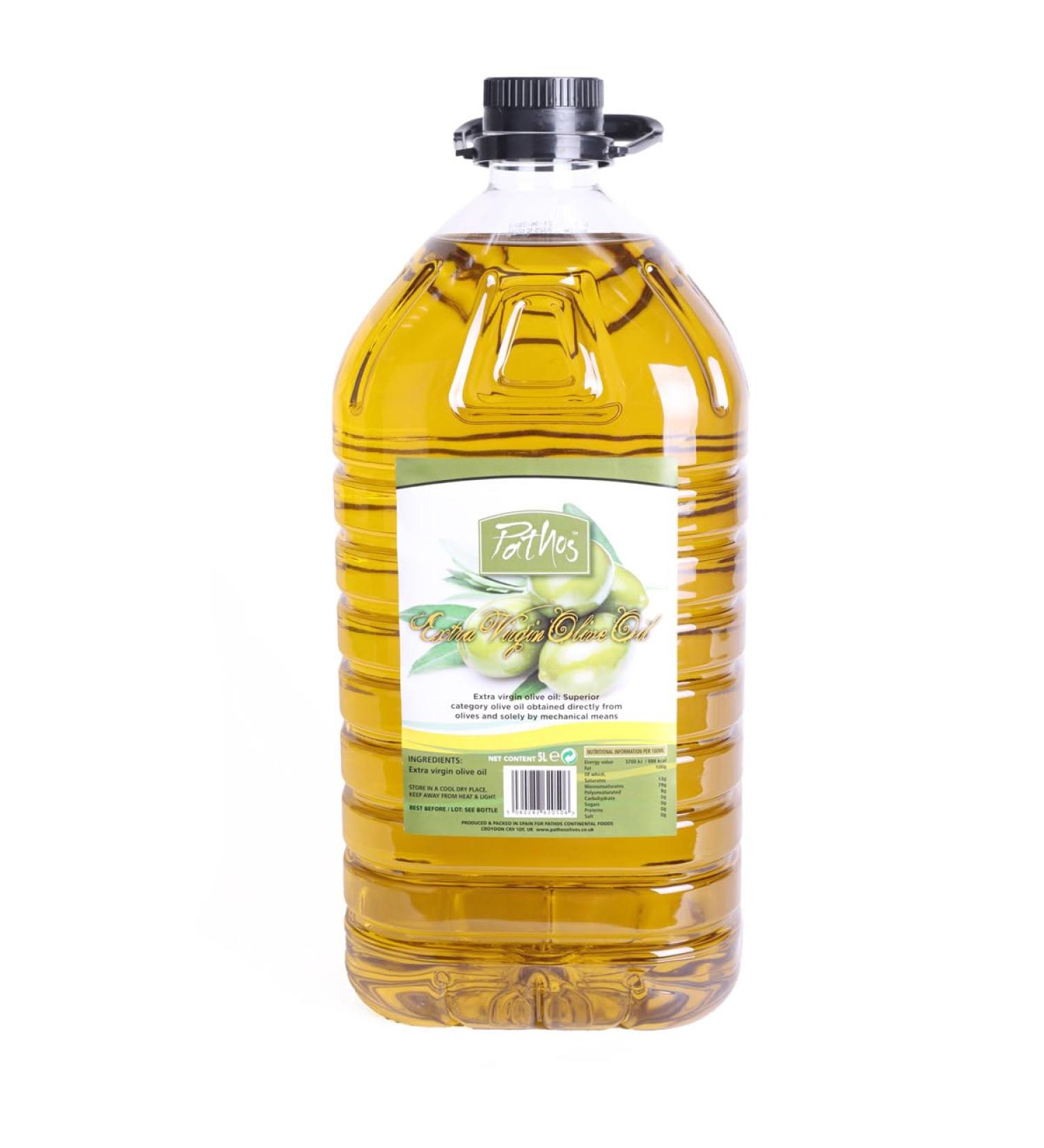 Pathos SPANISH OLIVE OIL pomace oil cooking & frying OIL PET 5L plastic bottle
