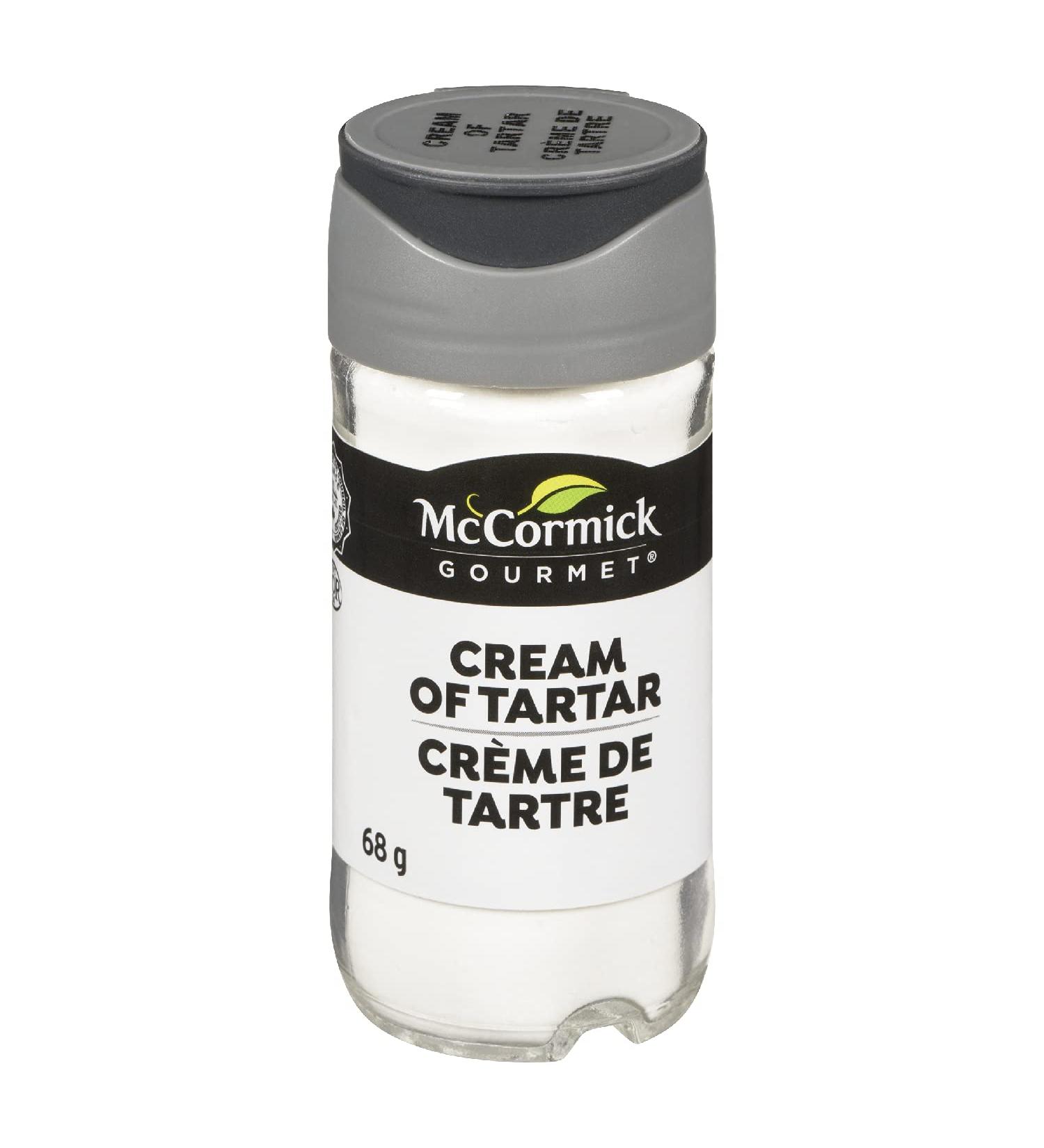 McCormick Gourmet (MCCO3) New Bottle Premium Quality Natural Herbs & Spices Cream of Tartar 68g - Buy Online on GoSupps.com