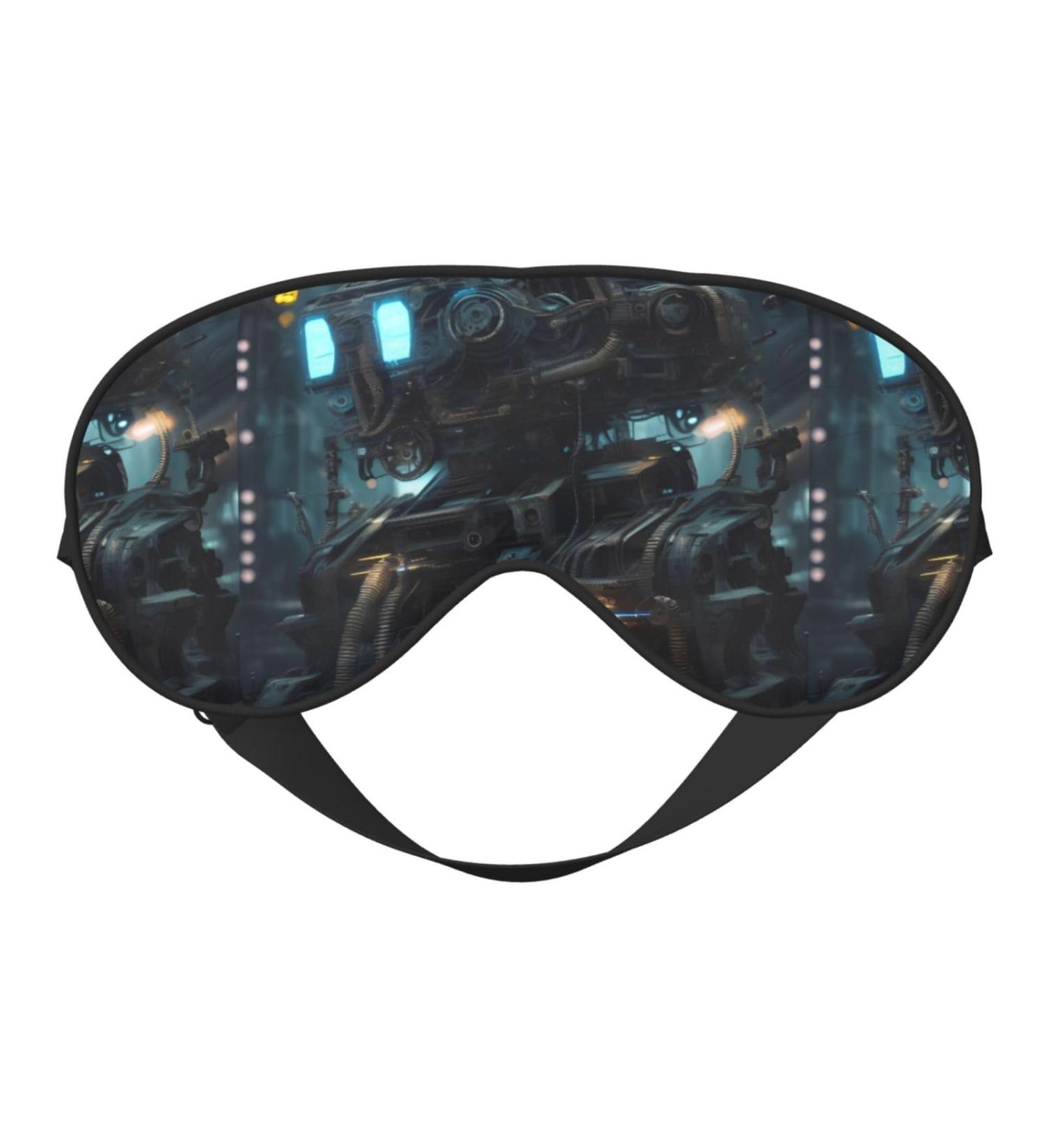 Future Robot Unisex Adjustable Blackout Sleep Eye Mask - Perfect for Home Travel Yoga & Office Naps - Buy Online on GoSupps.com
